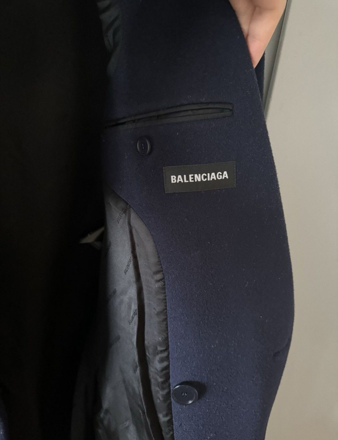 Balenciaga Balenciaga Wool Overcoat Size US M / EU 48-50 / 2 - 6 Thumbnail