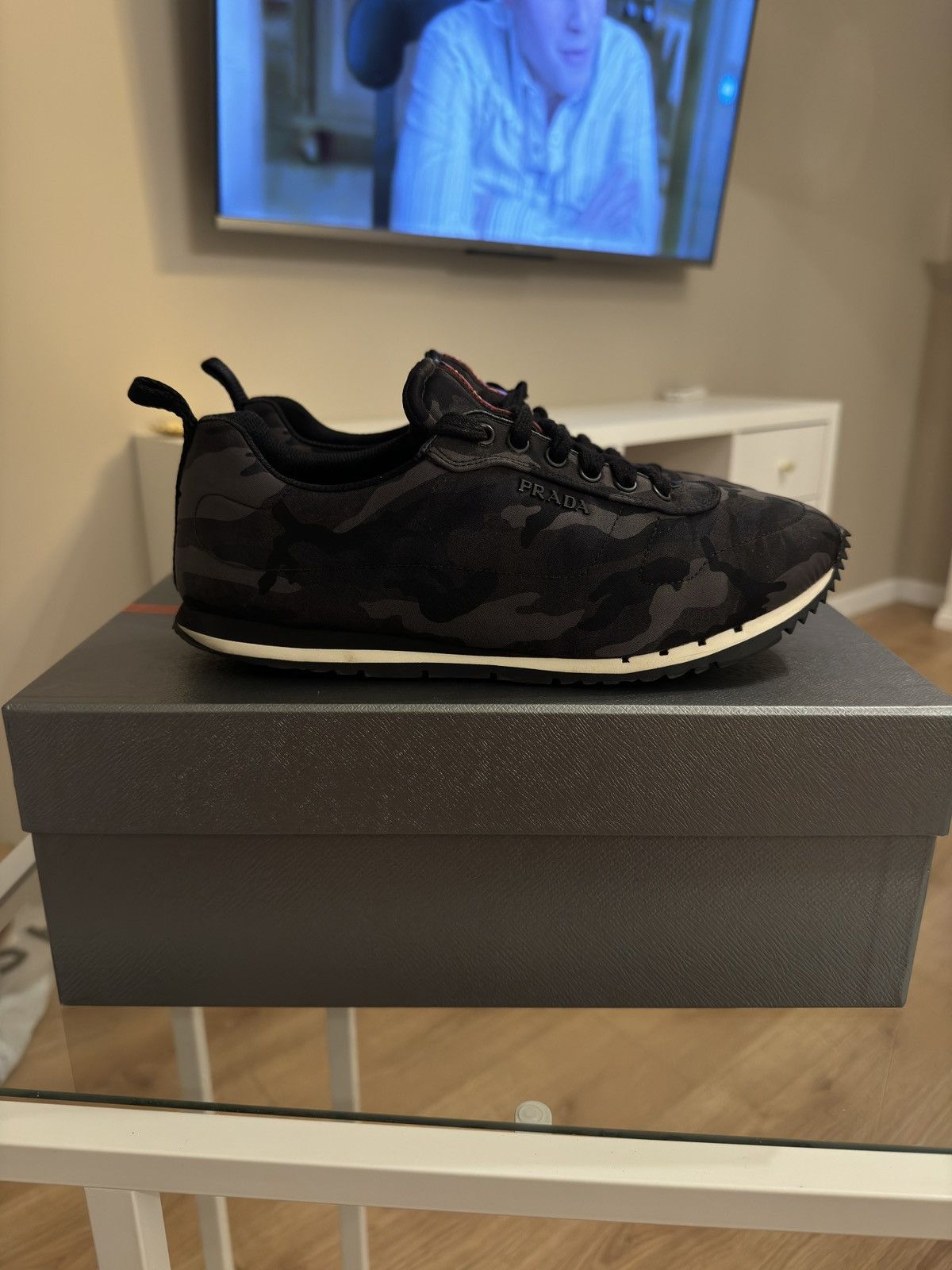 Prada Prada camouflage sneakers casual low nylon #cyber24 Size US 9 / EU 42 - 2 Thumbnail