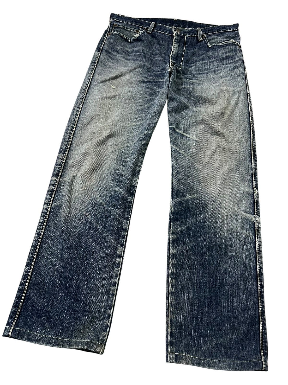 Levi's VINTAGE LEVIS 505 FADED JEAN Size US 33 - 1 Thumbnail