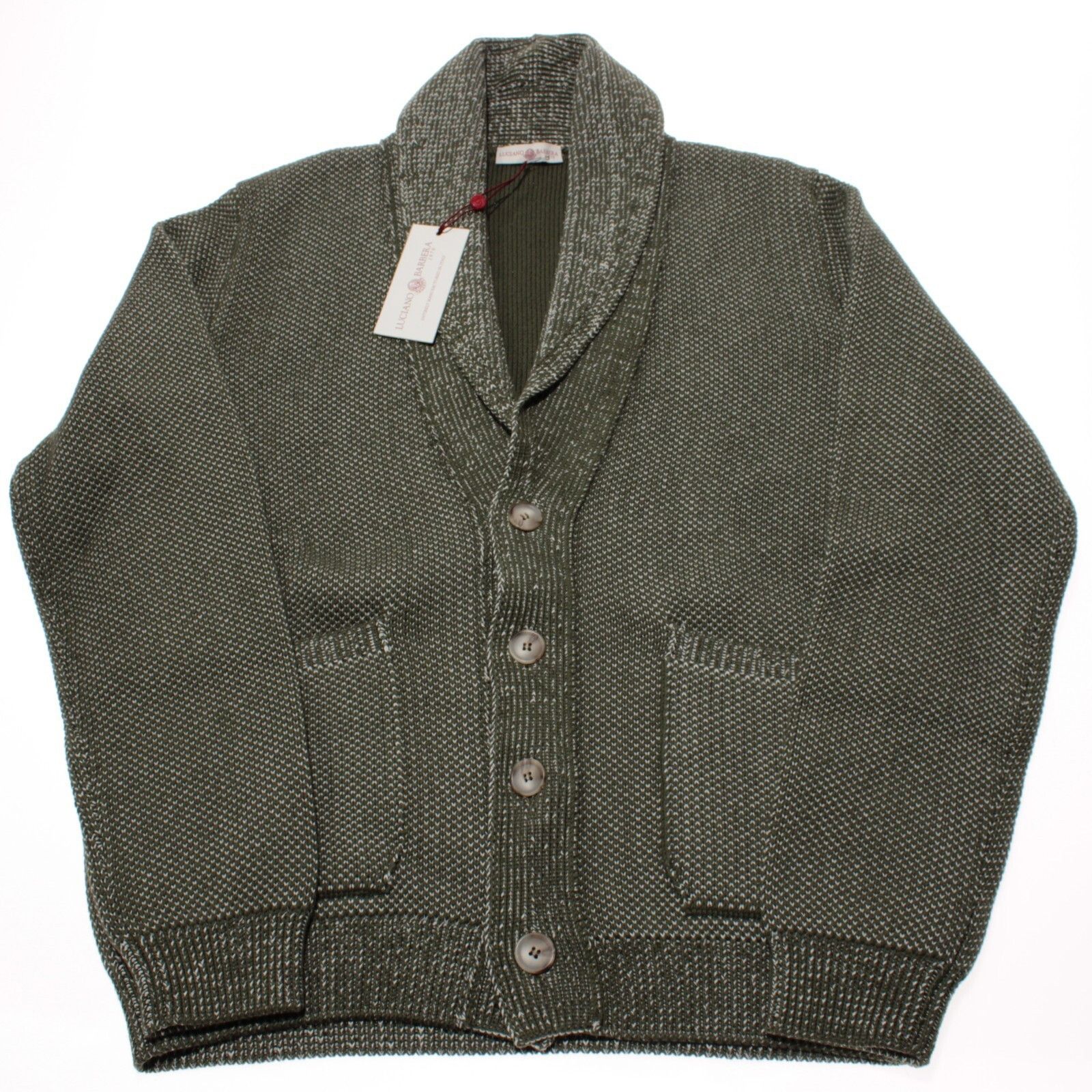 Luciano Barbera Luciano Barbera Sweater Size US M in Green Size US M / EU 48-50 / 2 - 5 Thumbnail