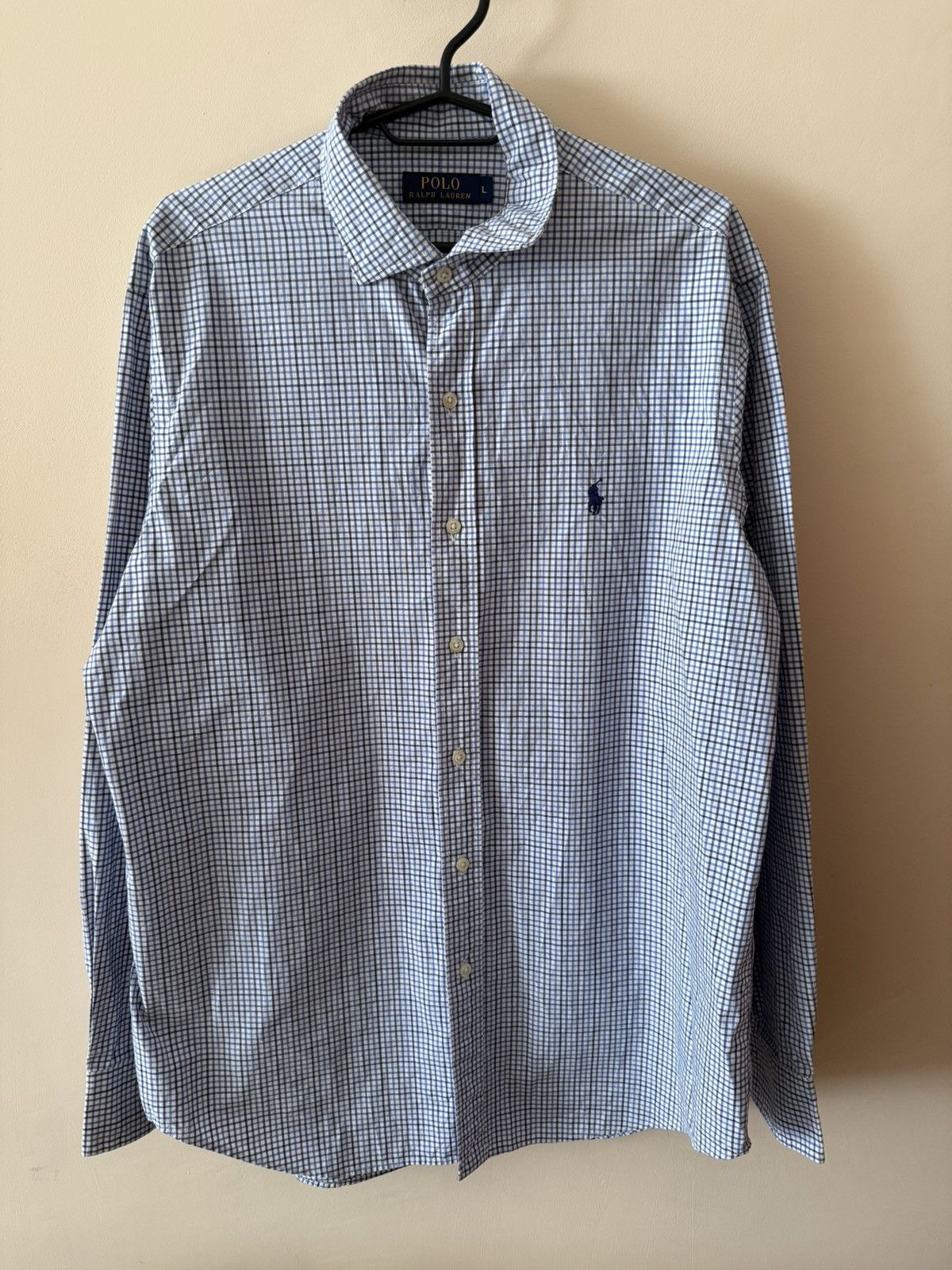 Polo Ralph Lauren Polo Ralph Lauren Shirt L Size Men’s Checked Blue Size US L / EU 52-54 / 3 - 1 Thumbnail