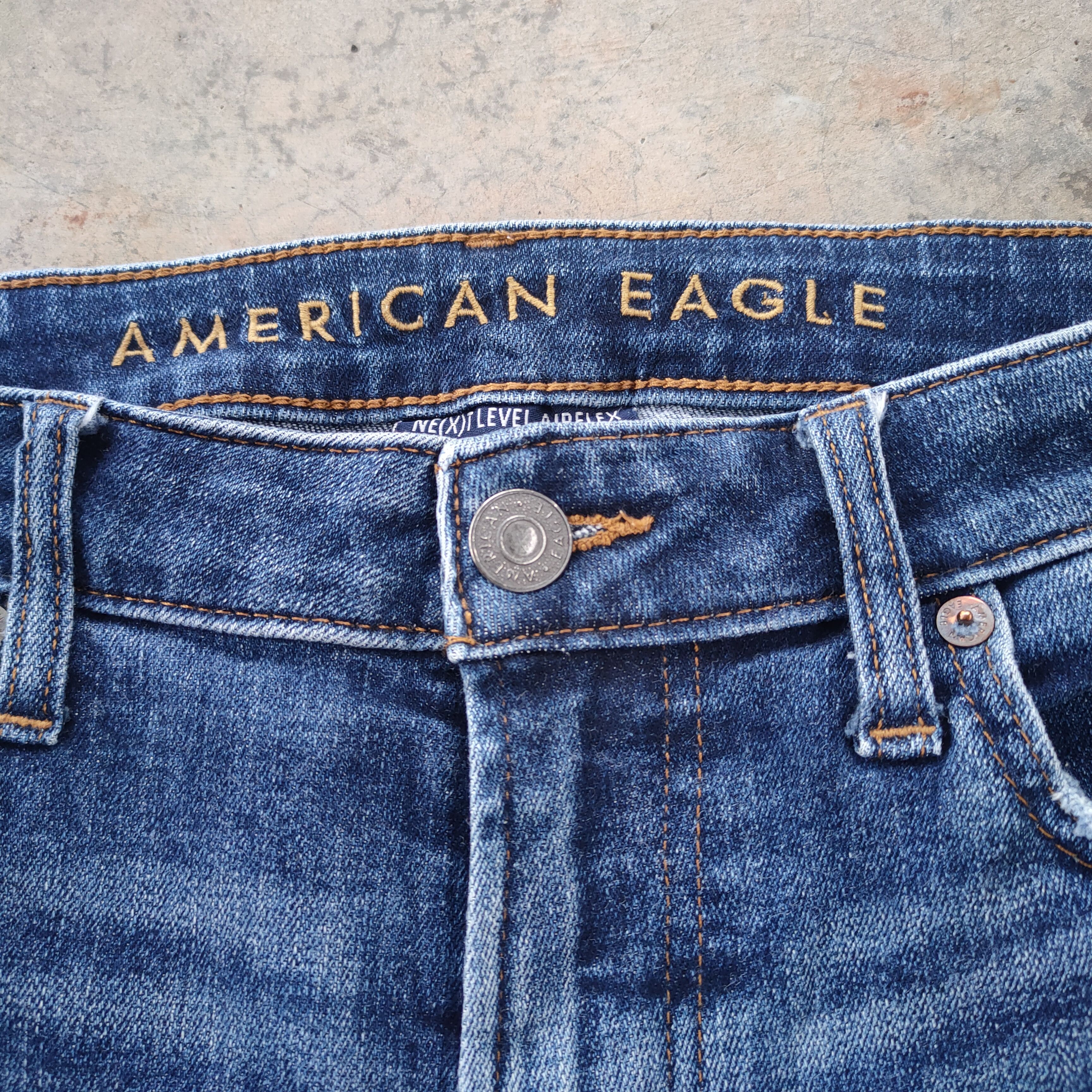 Japanese Brand × Jean × Vintage W32 VINTAGE JAPANESE SKINNY FADED DISTRESSED JEANS PANTS Size US 32 / EU 48 - 5 Thumbnail