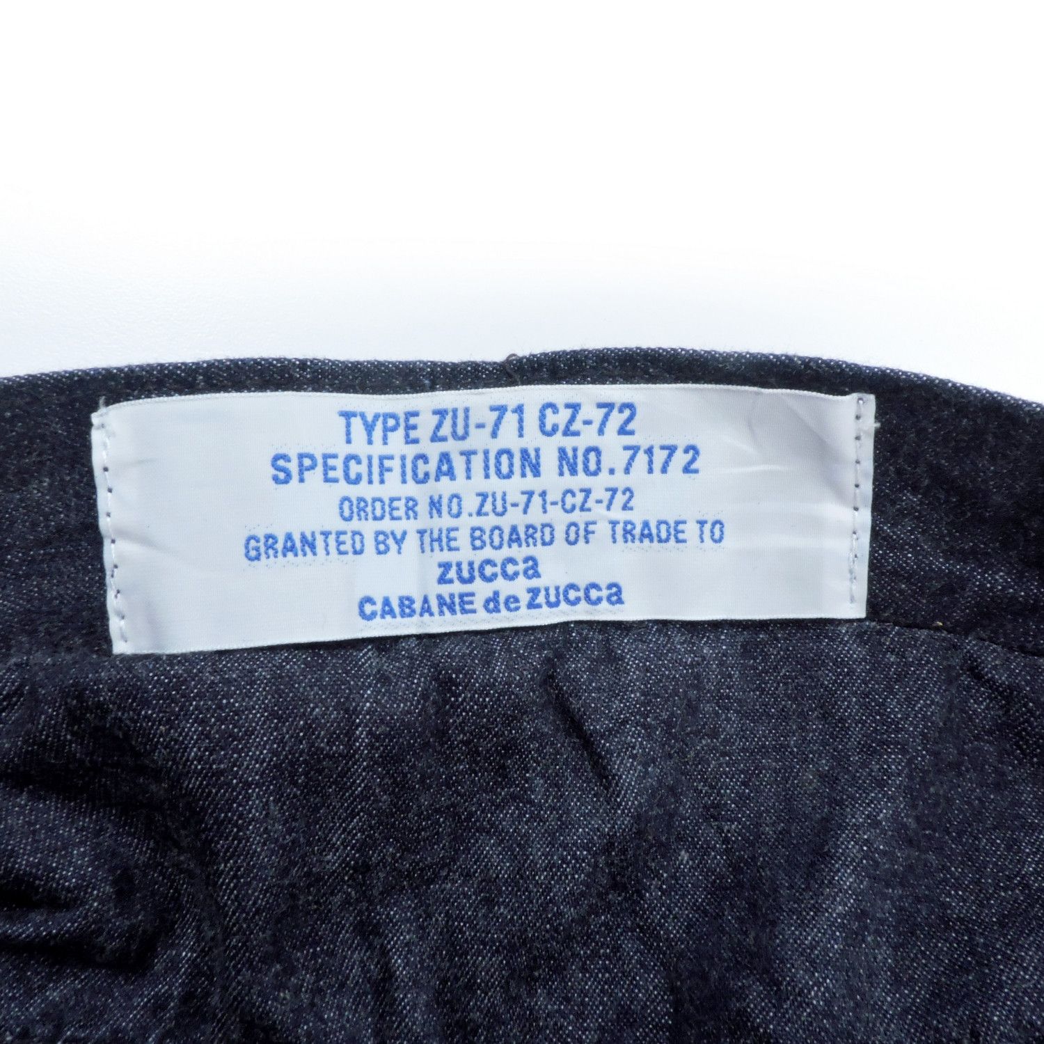 CABANE de ZUCCa ISSEY MIYAKE CABANE DE ZUCCA INDIGO DENIM PANTS Size US 30 / EU 46 - 3 Thumbnail