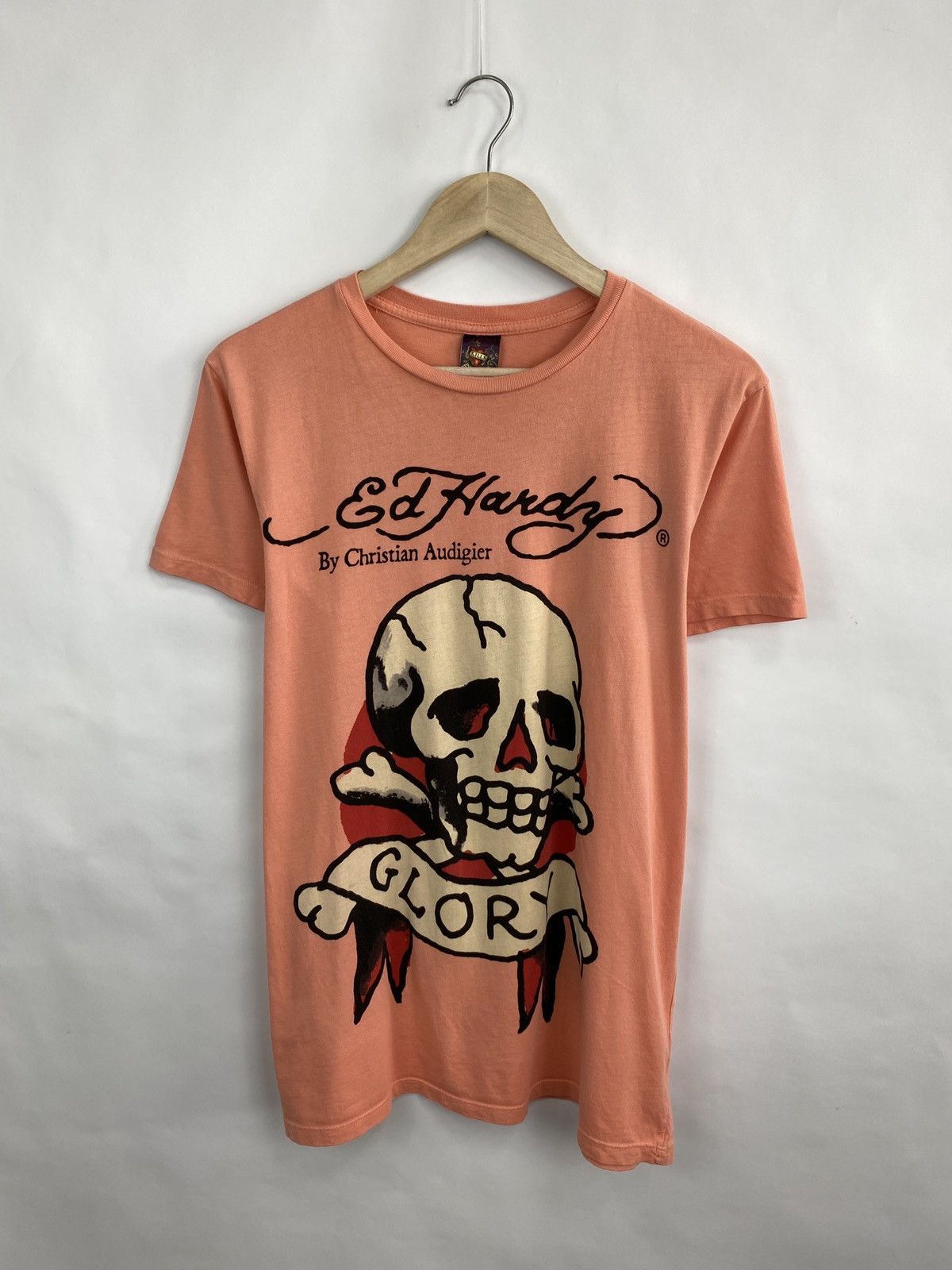 Ed Hardy 🇺🇸💀 Vintage 90s ED Hardy Christian Audigier Skull T-Shirt Y2K Size US M / EU 48-50 / 2 - 3 Thumbnail