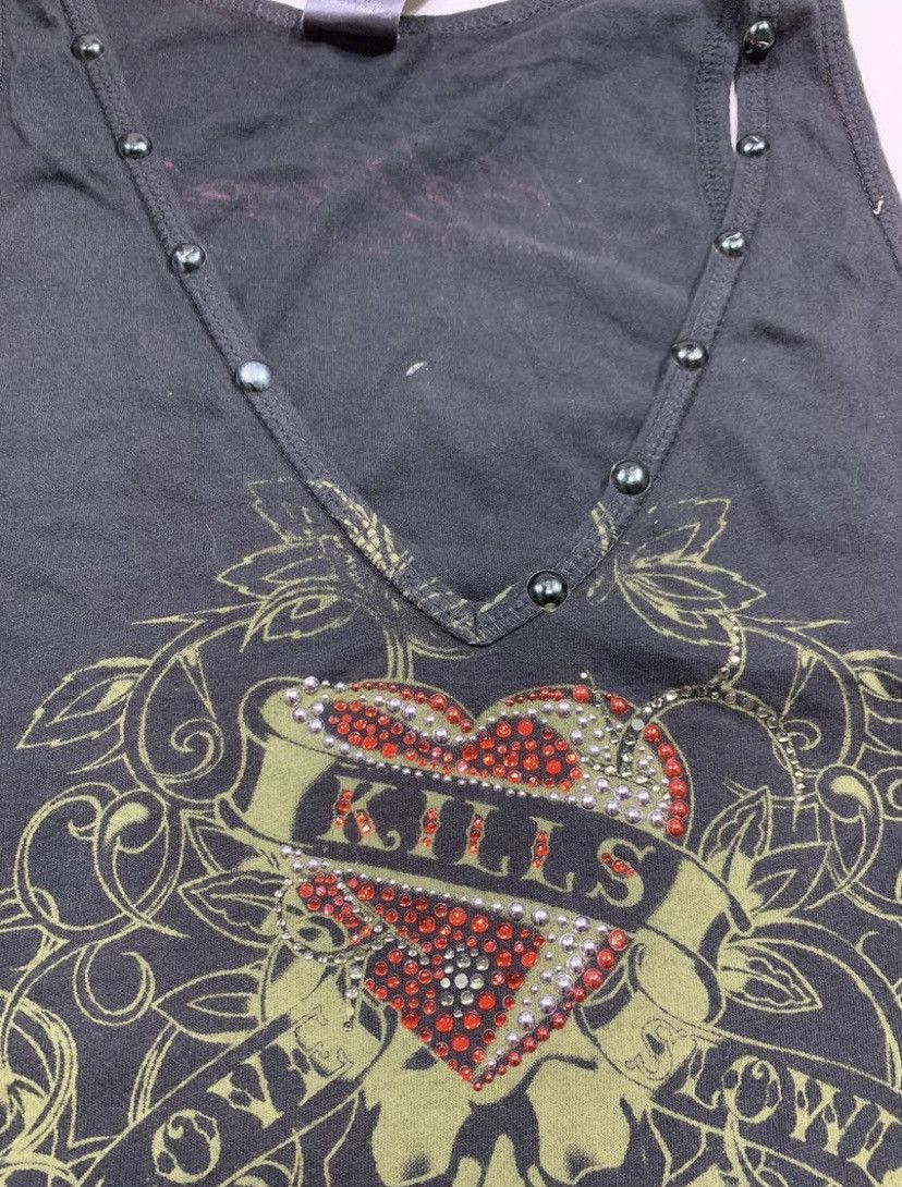 20471120 Ed Hardy by Christian Audiger Skull Tank Top ifsix lgb style Size US S / EU 44-46 / 1 - 3 Thumbnail