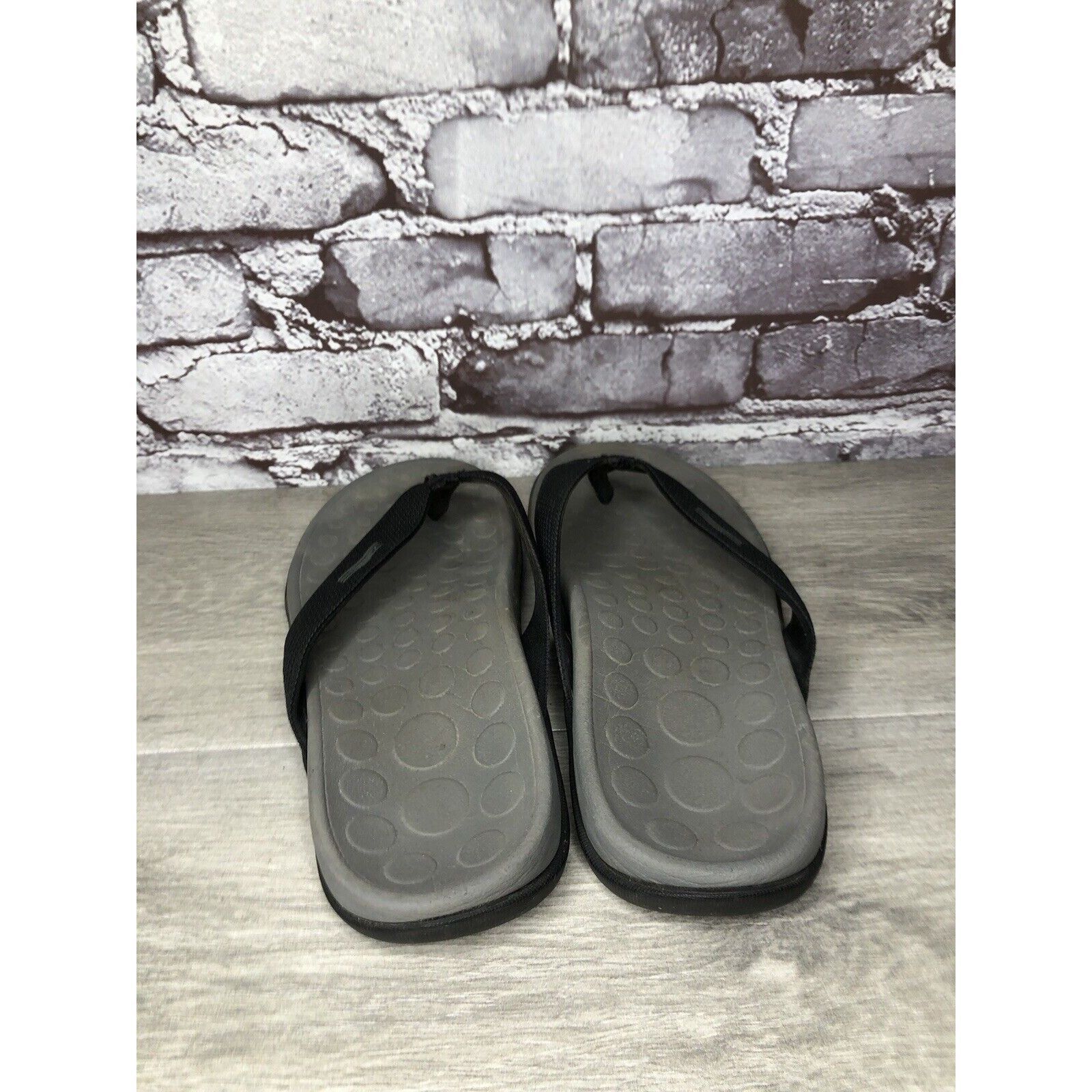 Other VIONIC Wave Black Toe Post Flip Flop Sandals Unisex Men Sz 8 Size US 8 / EU 41 - 4 Thumbnail