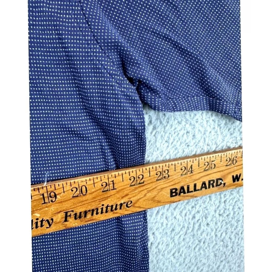 Peter Millar Peter Millar Polo Shirt Mens XL Purple Polka Dot Rugby Short Sleeve 100% Cotton Size US XL / EU 56 / 4 - 5 Thumbnail