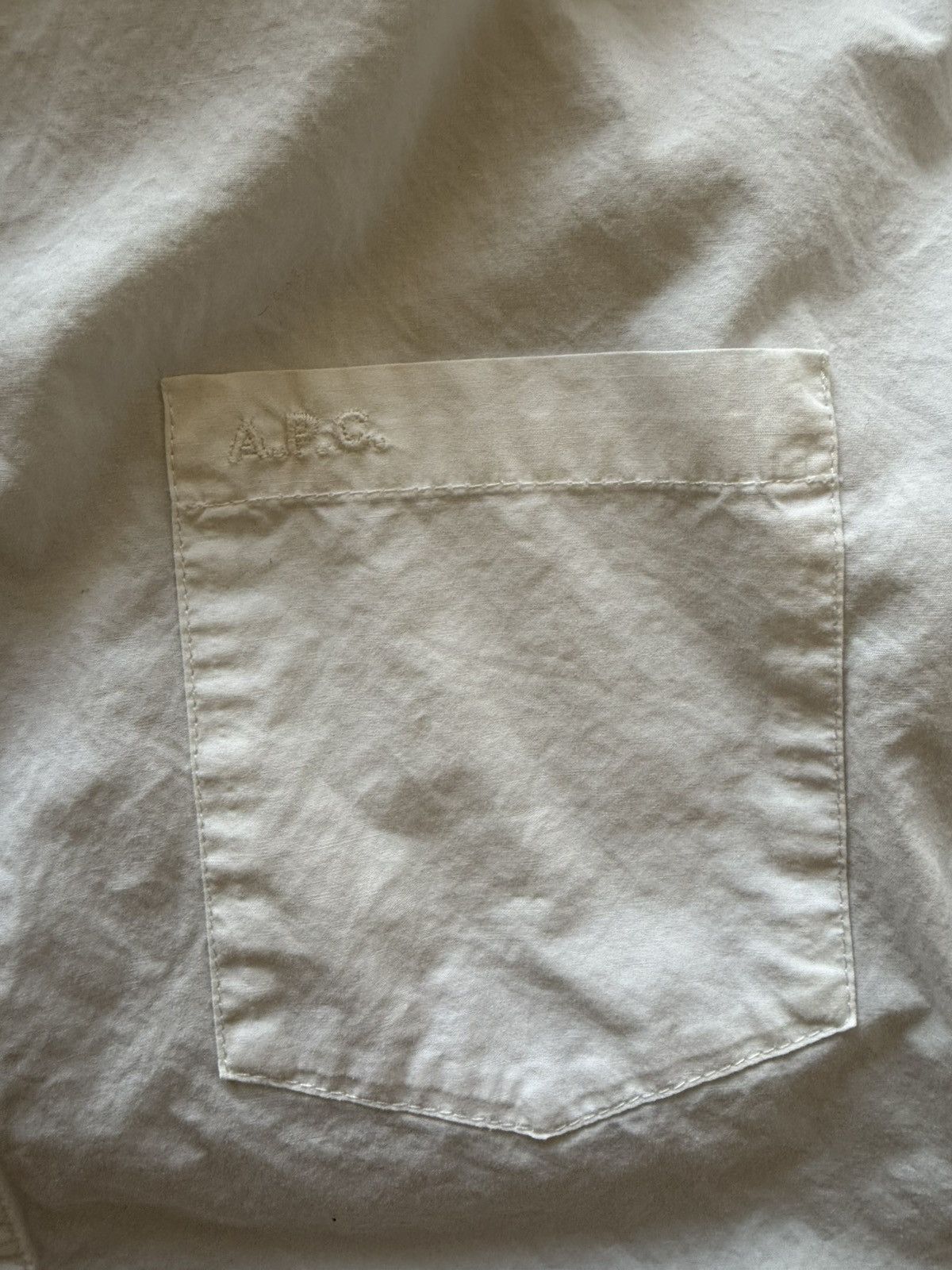 A.P.C. APC Edouard Shirt XS White Size US XS / EU 42 / 0 - 3 Thumbnail