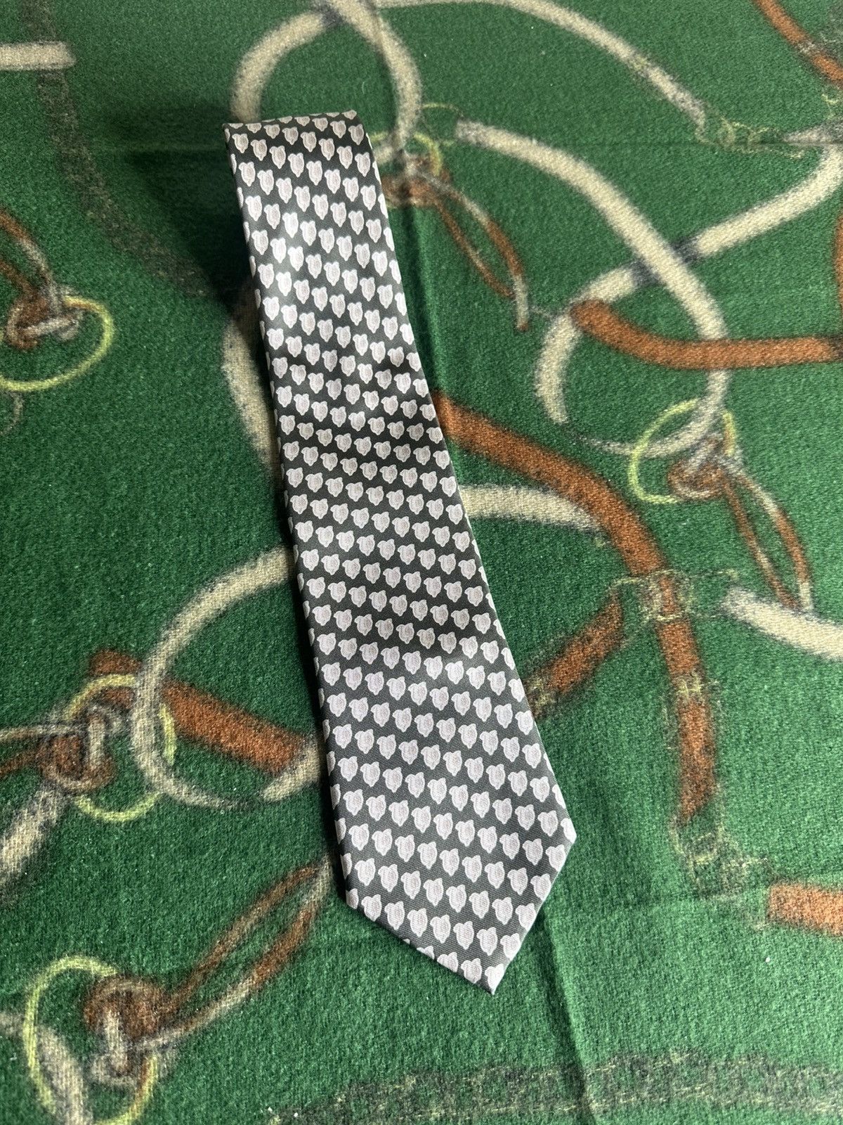 Bottega Veneta Bottega Veneta Silk Tie Pattern Luxury Men's Necktie Size ONE SIZE - 2 Thumbnail