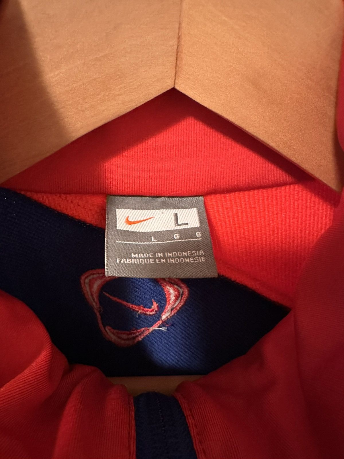 Nike 2008-09 South Korea Nike S/S Track Jacket Size US L / EU 52-54 / 3 - 5 Thumbnail