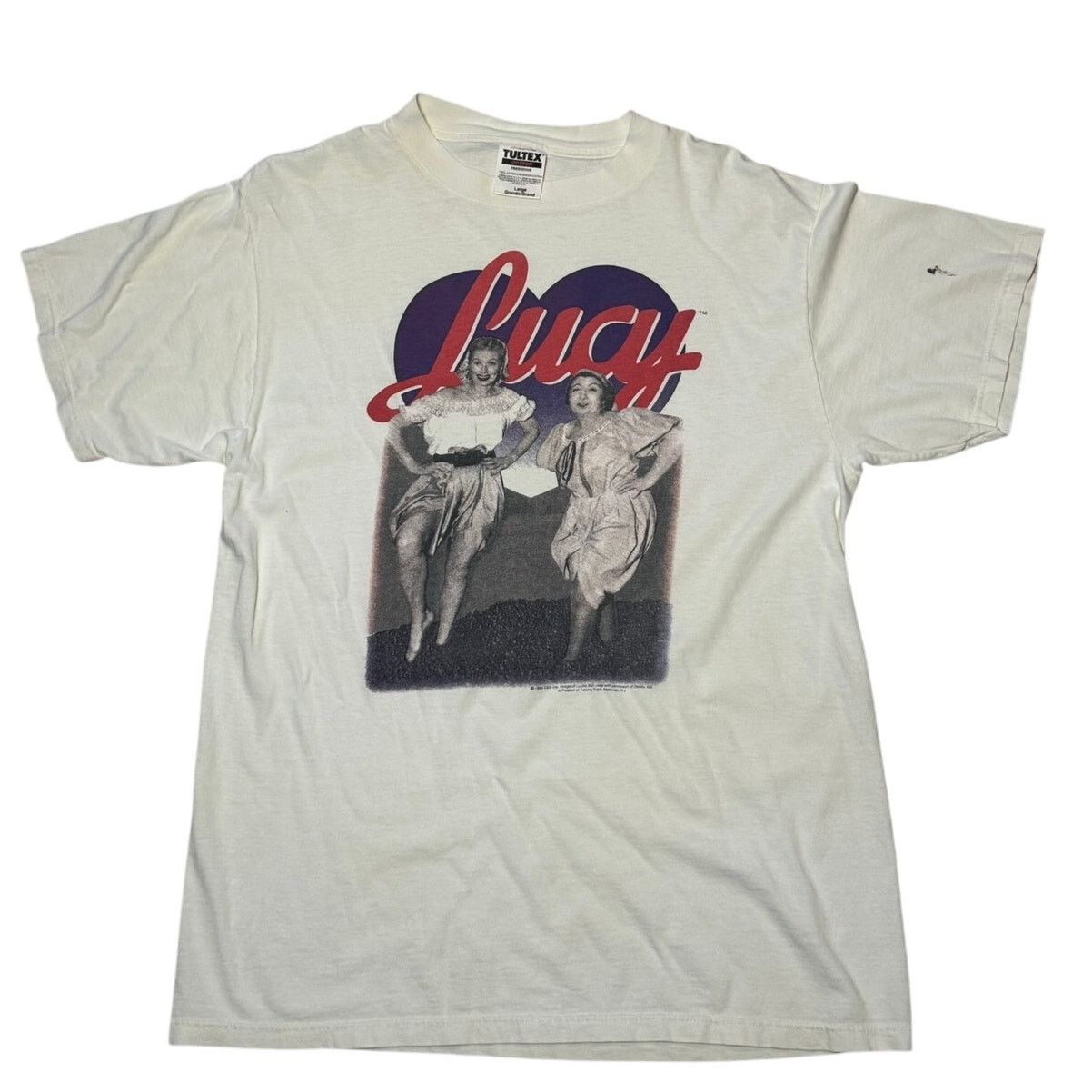 Tultex Vintage 1995 I Love Lucy T Shirt 90s Sitcom TV Show Large Size US L / EU 52-54 / 3 - 1 Thumbnail
