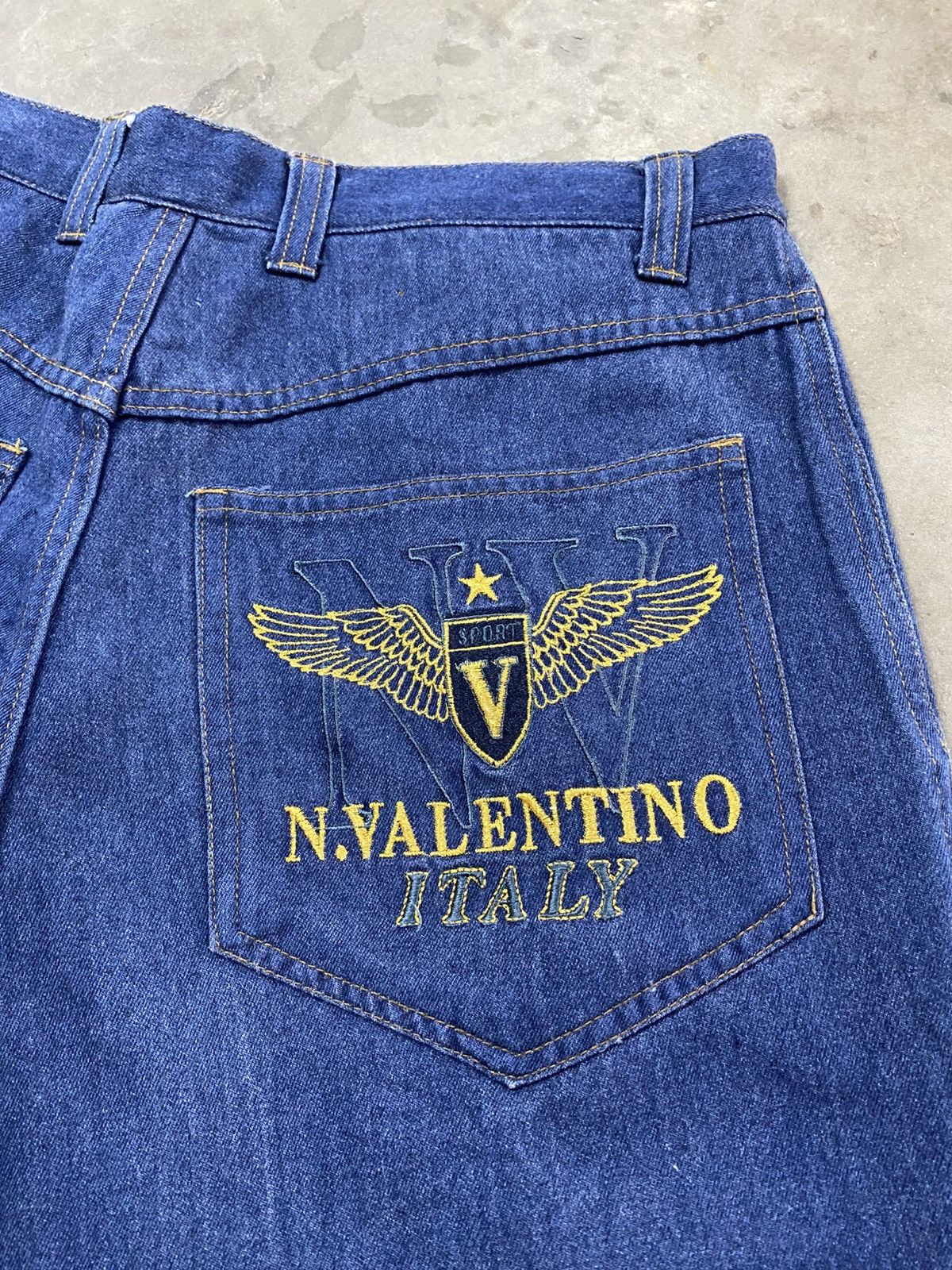 Valentino Baggy Jeans Nicola Valentino Italy @238act Size US 30 / EU 46 - 2 Thumbnail
