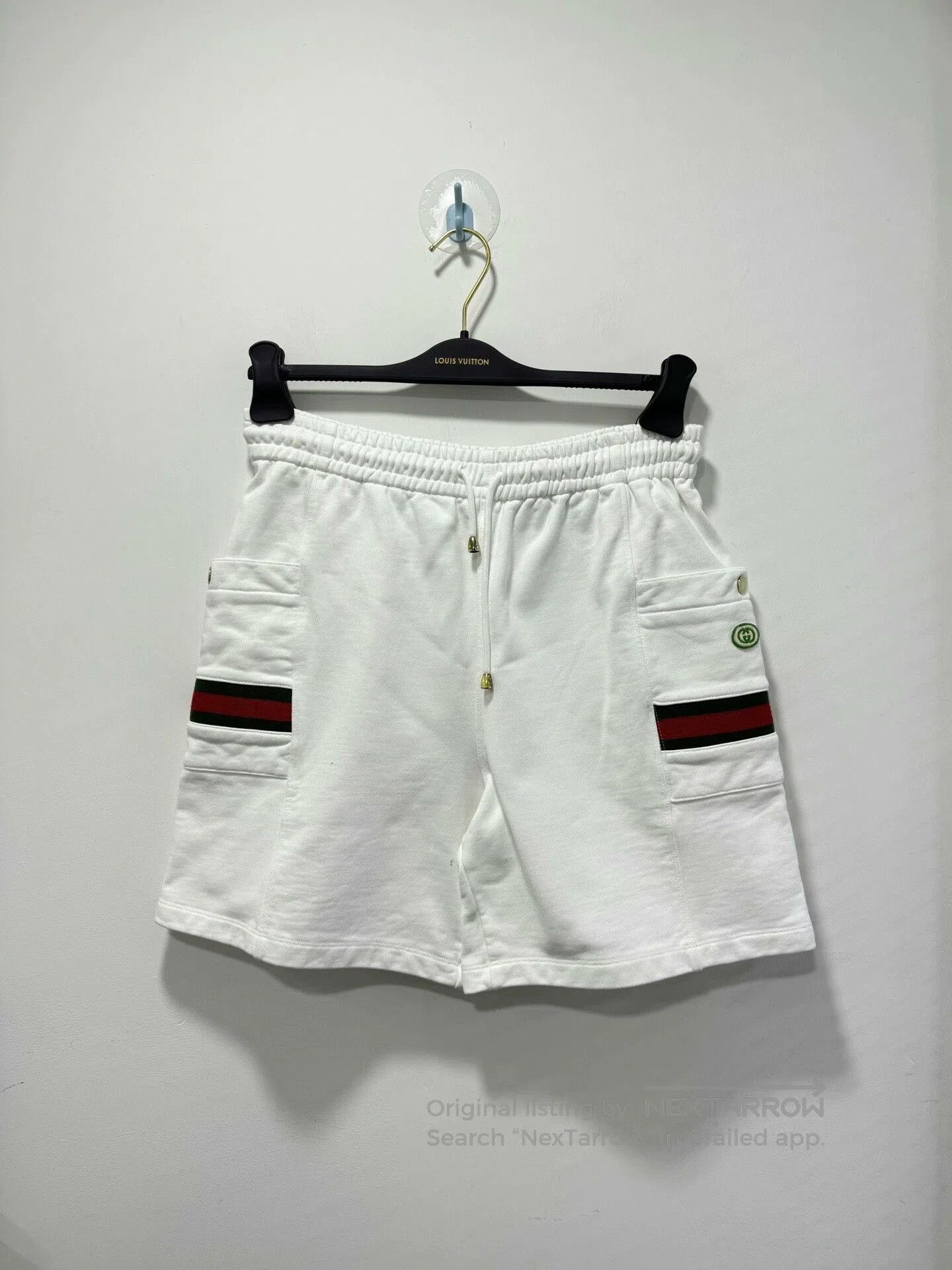 Gucci Gucci White Striped Shorts Medium Size. Size US 30 / EU 46 - 1 Thumbnail