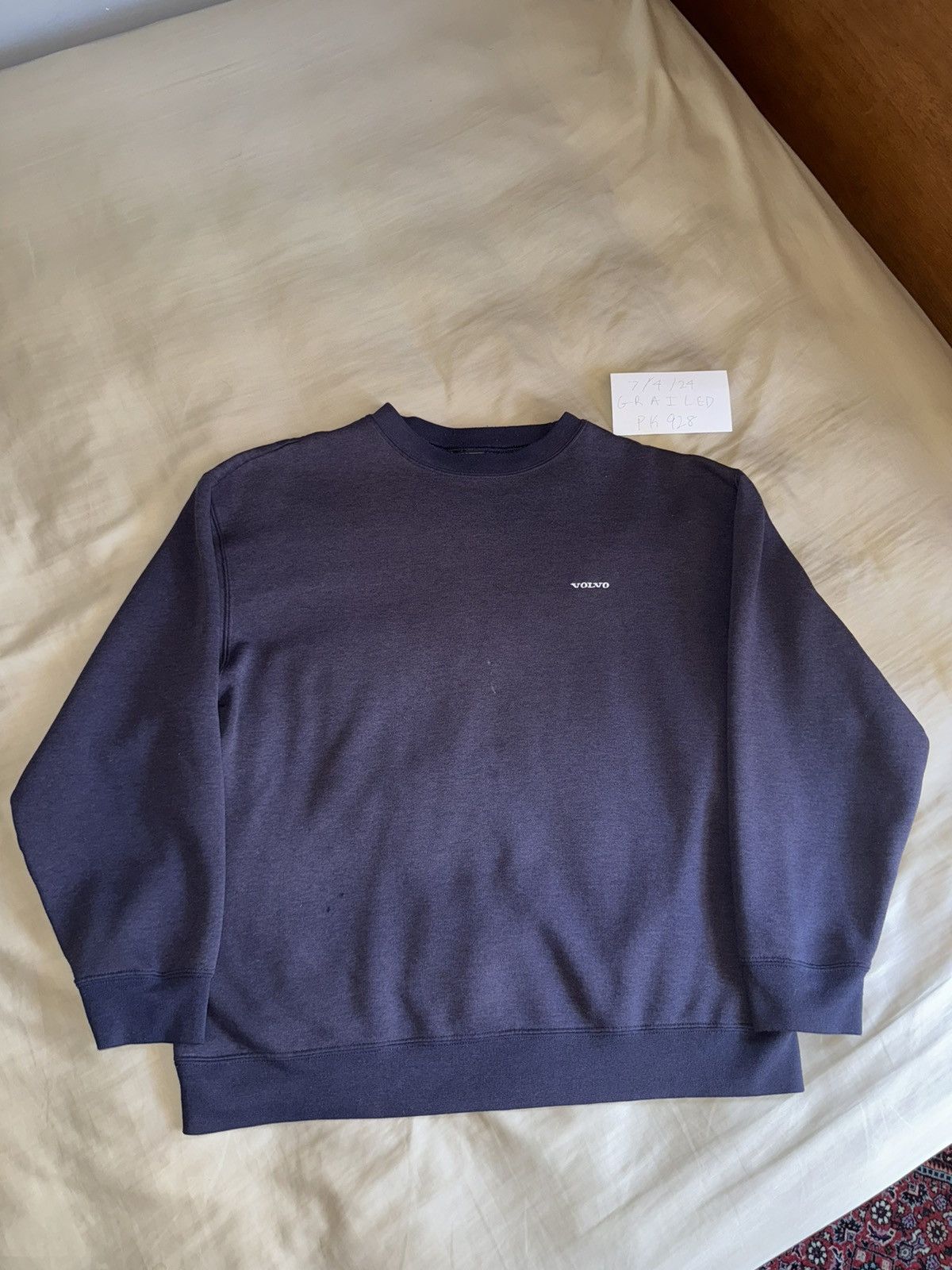 Vintage Vintage Volvo Crewneck Sweater by Torque Size Large- Navy Size US L / EU 52-54 / 3 - 1 Thumbnail