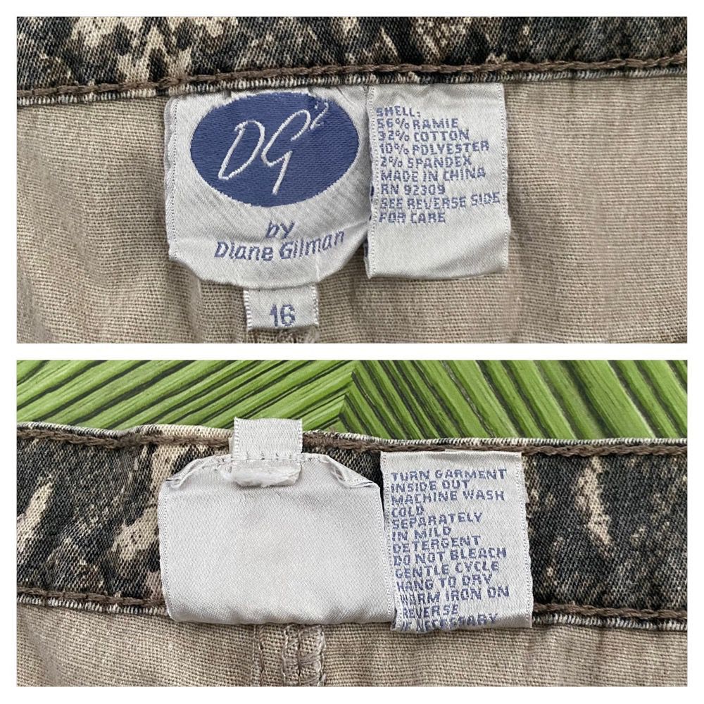 Vintage VINTAGE DIANE GILMAN PANTS SNAKESKIN PRINTED SIZE 16 Size 35" - 7 Thumbnail