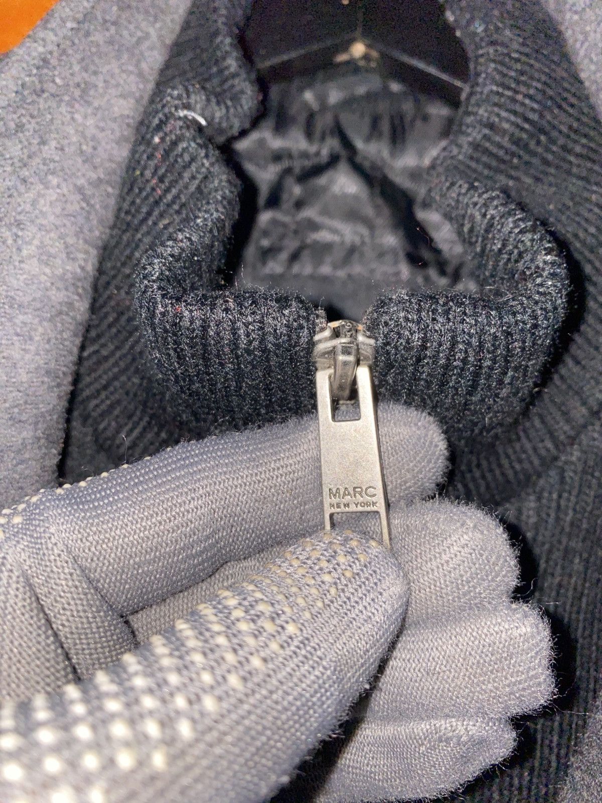 Andrew Marc Marc New York by Andrew Marc Charcoal Wool-Blend Overcoat Size US L / EU 52-54 / 3 - 6 Thumbnail