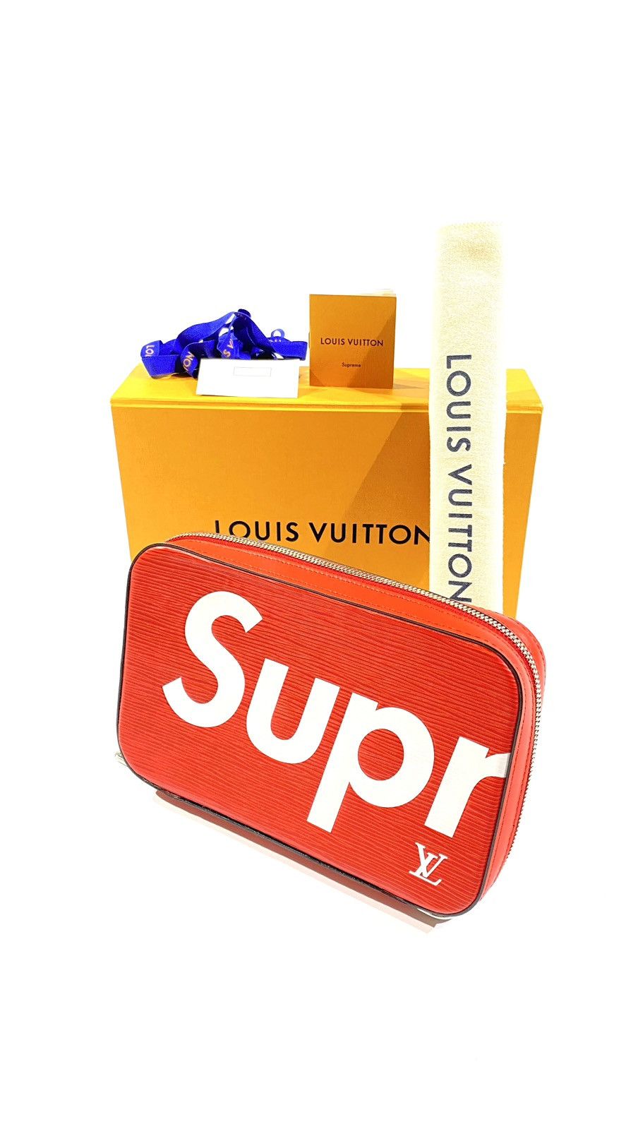 Louis Vuitton × Supreme Louis Vuitton X SUPREME 1 OF 1 Sample Unreleased Hand Clutch Size ONE SIZE - 1 Thumbnail