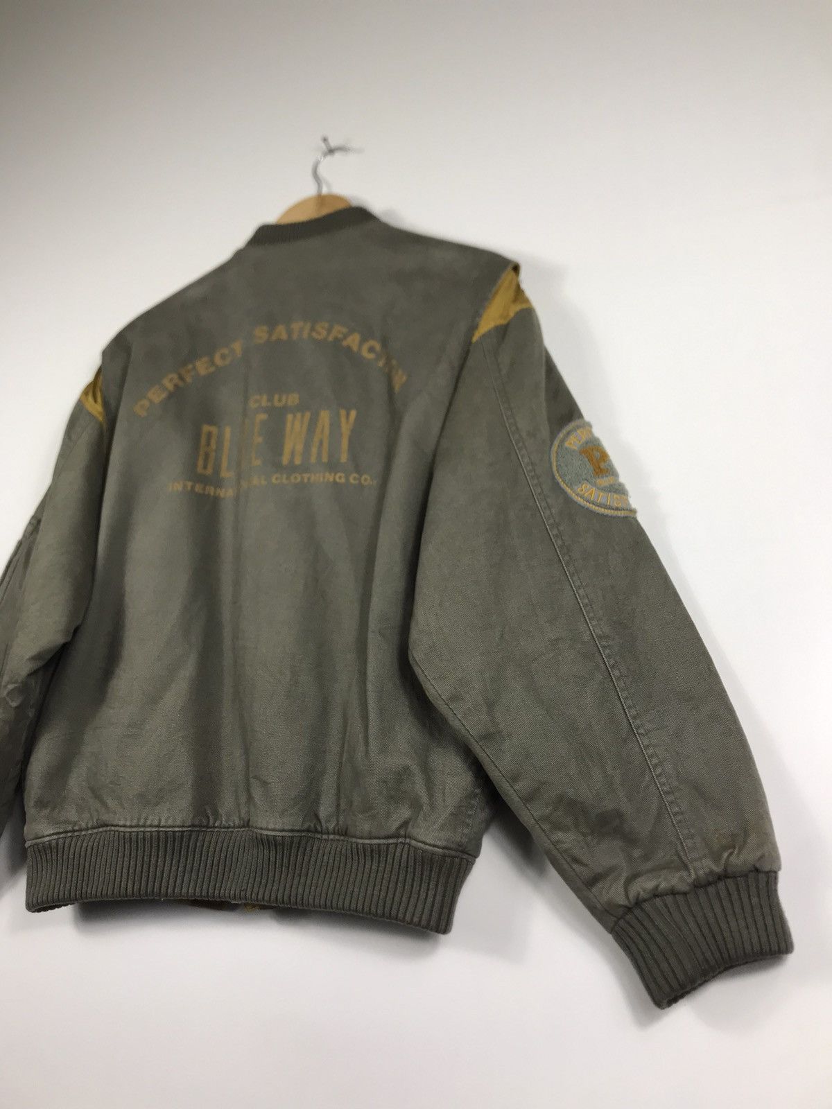 Blue Blue Japan × Japanese Brand ⚡️Vintage Blue Way Clothing.Co Bomber Jacket Size US S / EU 44-46 / 1 - 15 Thumbnail