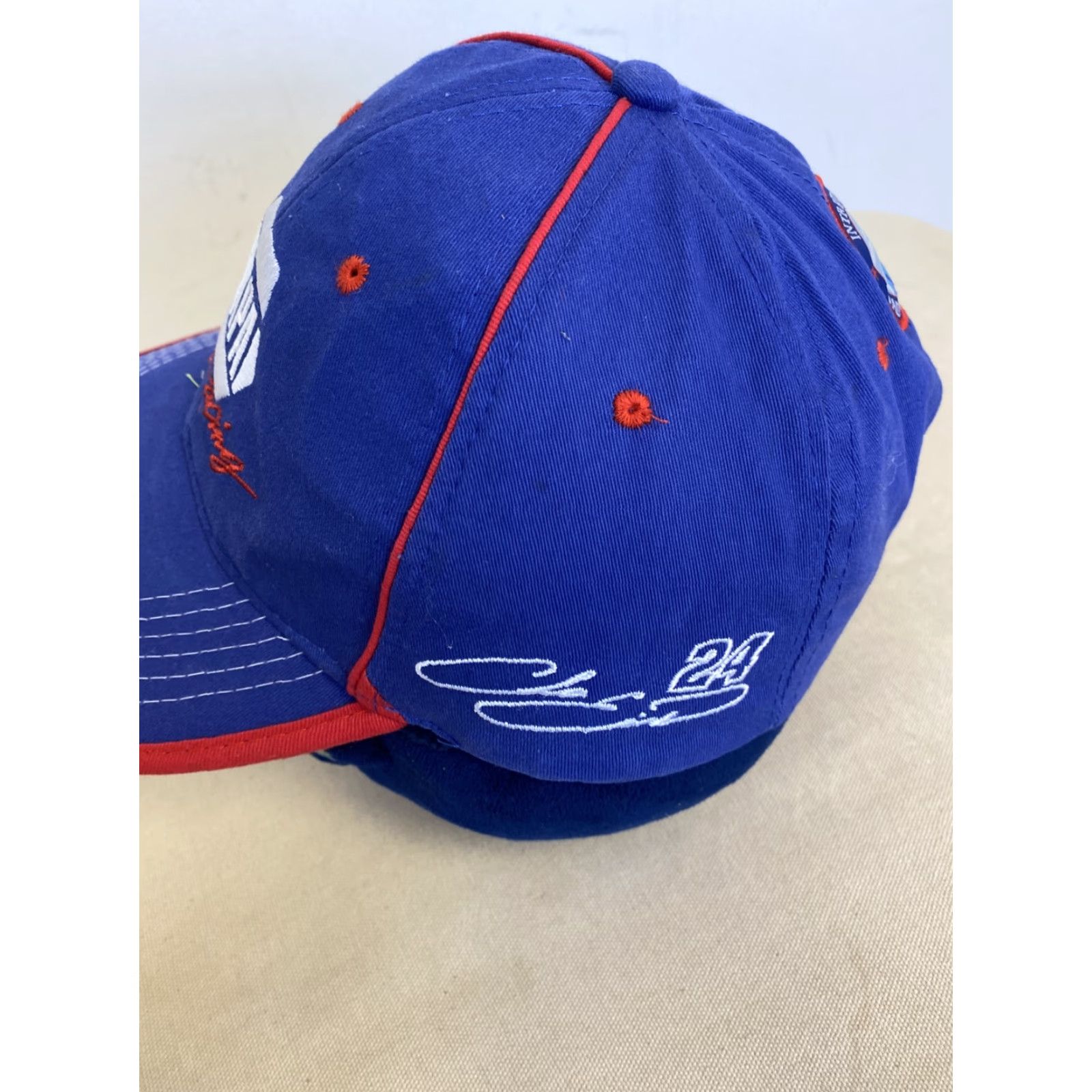 Vintage NAPA Racing Hat Cap Chase Elliott #24 Ron Capps 28 Intrepid Fallen Heroes/265 Men Adjustable Blue Cotton Canvas Baseball Cap Nascar Hats Size ONE SIZE - 3 Thumbnail
