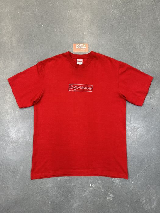 Supreme SS21 Supreme KAWS Chalk Logo Tee | Grailed