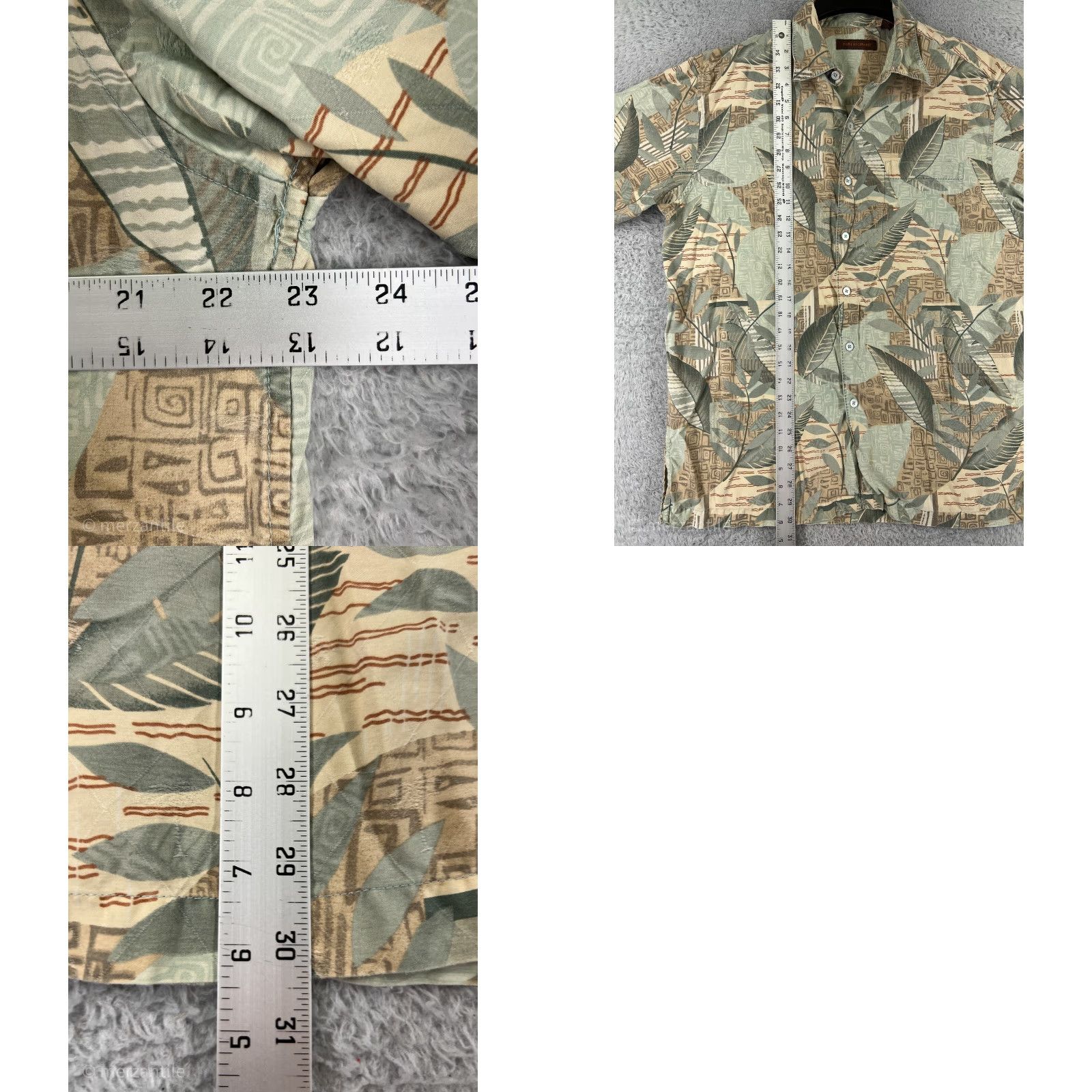 Tori Richard Tori Richard Shirt Mens XL Green Silk Button-Up Hawaiian Floral Resort Aloha Beach Vacation Luau Short Sleeve Mens XL Green Silk Button-Up Shirt Size US XL / EU 56 / 4 - 9 Thumbnail