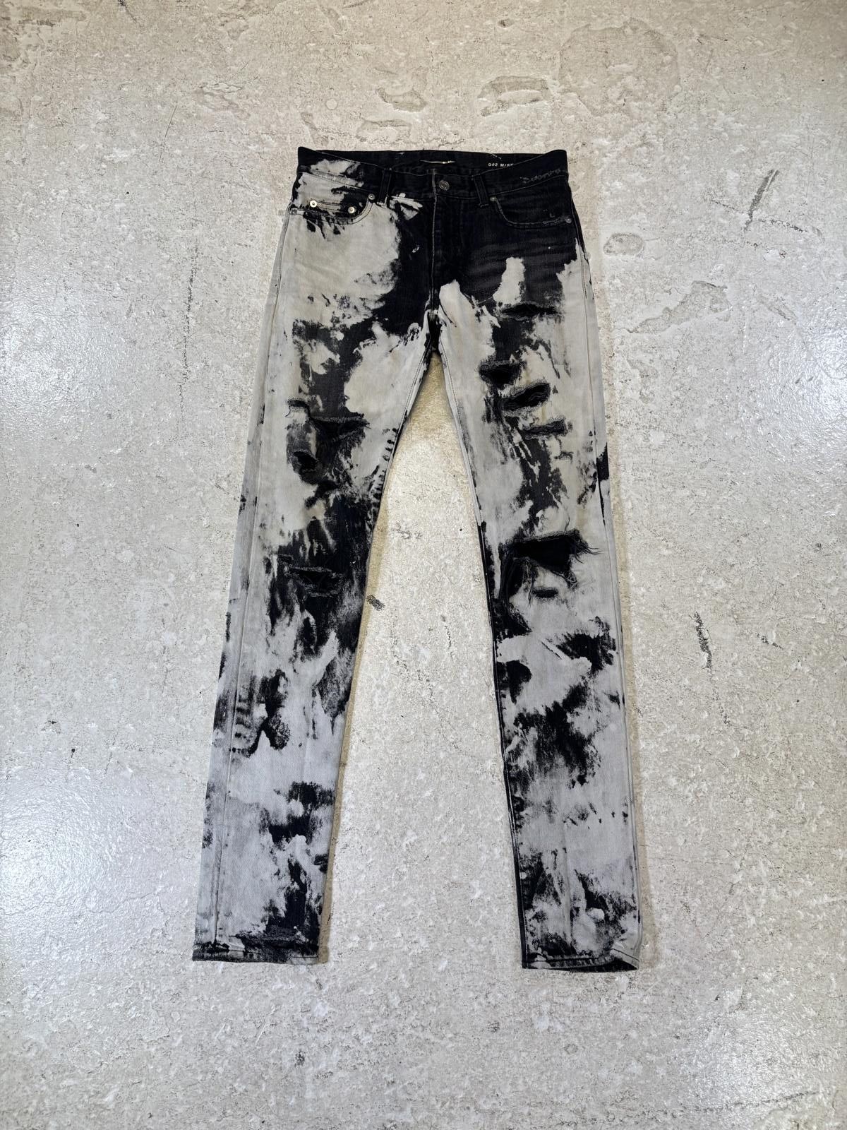 Saint Laurent Paris Saint Laurent Distressed D02 Jeans Size US 30 / EU 46 - 1 Thumbnail