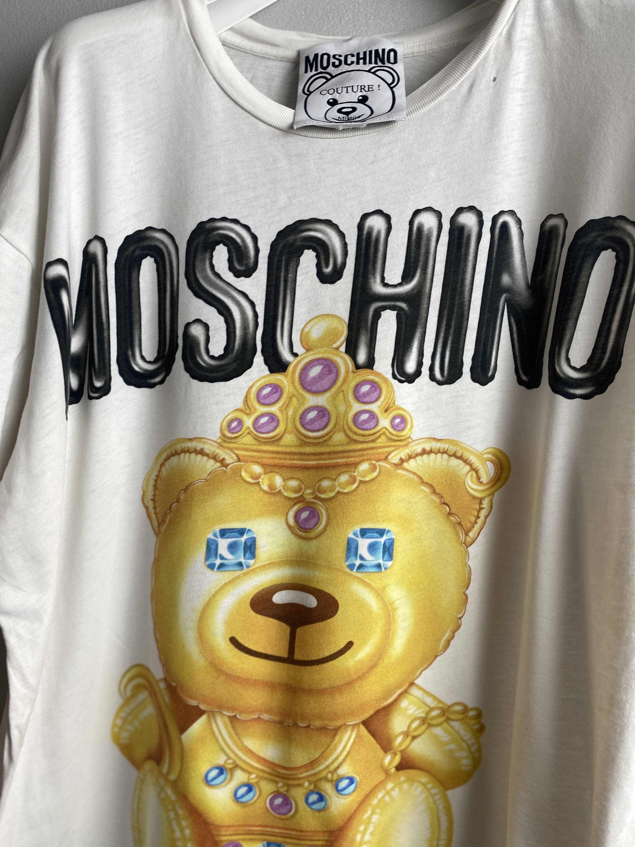 Jeremy Scott × Moschino Moschino Jeremy Scott Golden Bear printed t-shirt tee Size US M / EU 48-50 / 2 - 2 Thumbnail