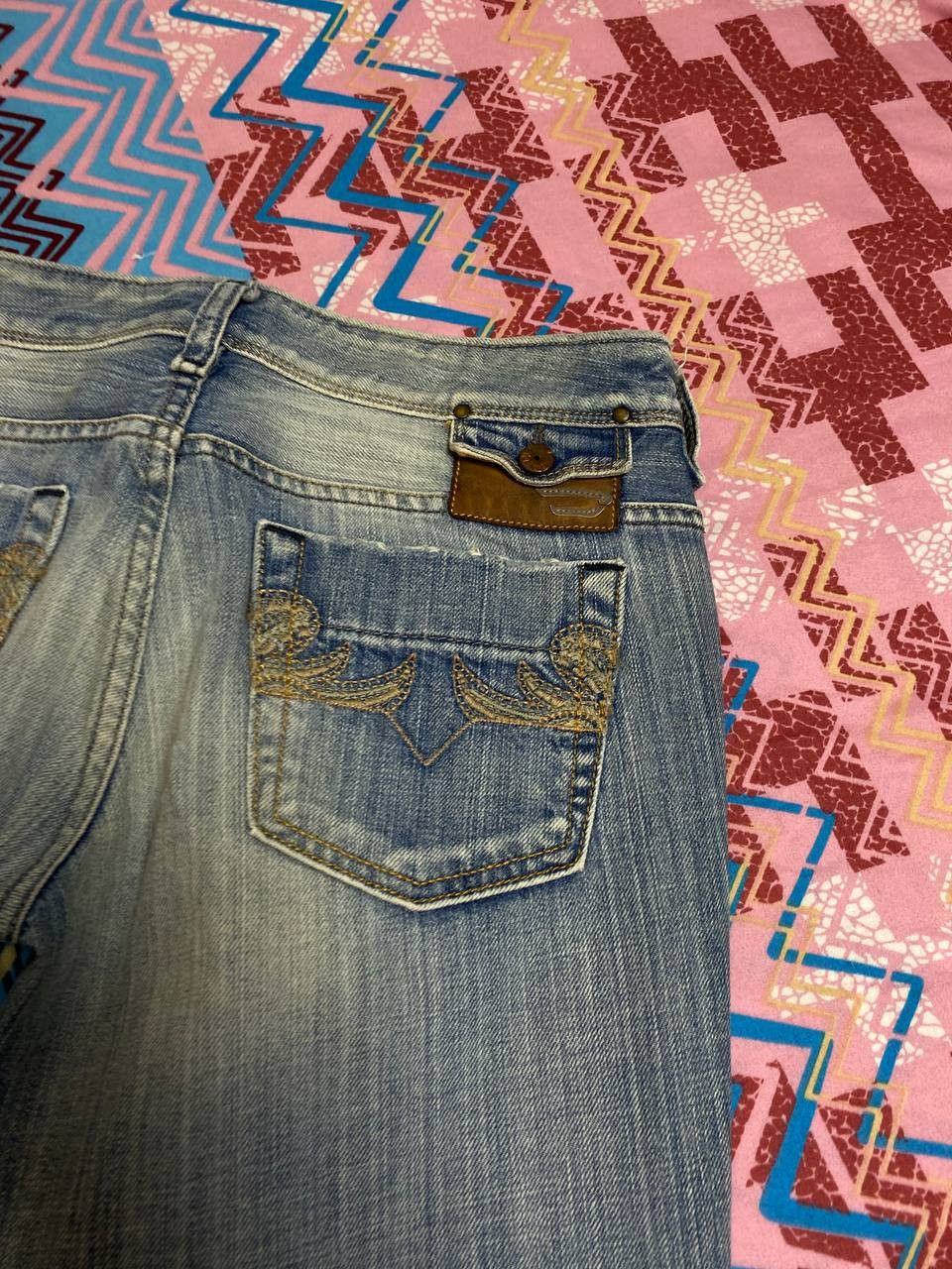 Diesel × Vintage Vintage Y2K Diesel jeans denim faded stretwear style size 28 Size 28" / US 6 / IT 42 - 7 Thumbnail