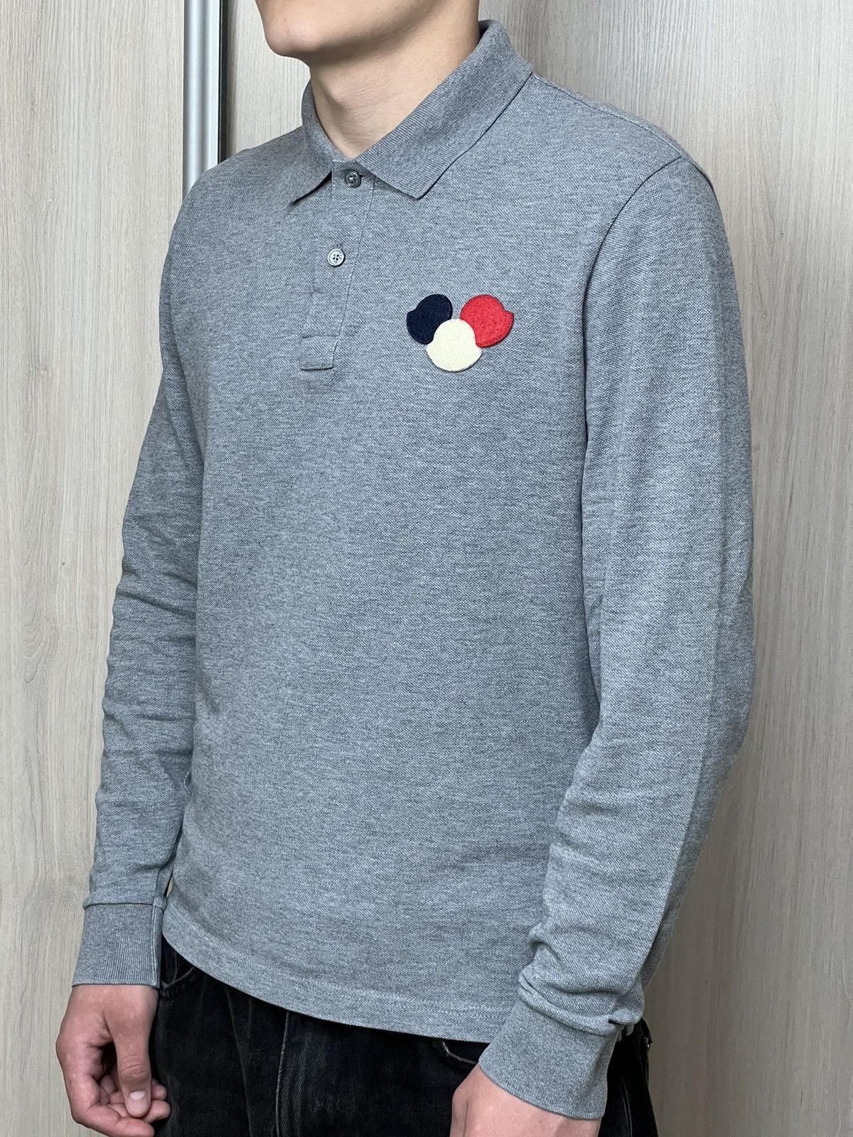 Moncler Maglia Polo Manica Lunga Longsleve