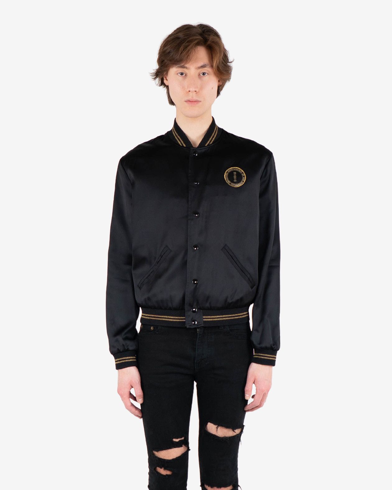 Saint Laurent Paris Palladium Souvenir Teddy Jacket (FW16) Size US M / EU 48-50 / 2 - 6 Thumbnail