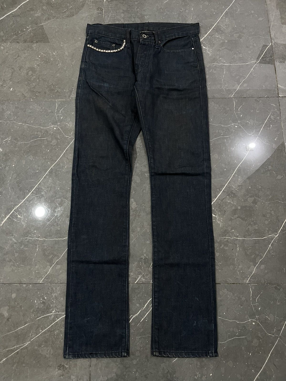 Hysteric Glamour HYSTERIC GLAMOUR STUDDED JEANS Size US 31 - 1 Thumbnail
