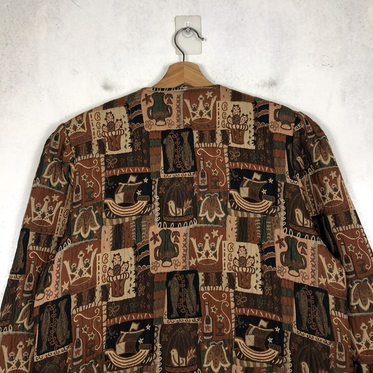 Japanese Brand 📌VINTAGE BIKER JACKET BUTTON PATCHWORK IPANEMA ISSEY MIYAKE Size M / US 6-8 / IT 42-44 - 11 Thumbnail