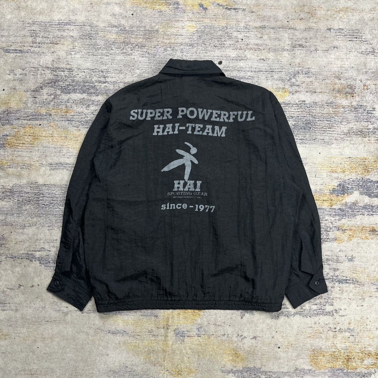 Issey Miyake 90s Hai sporting gear issey miyake big logo nylon jacket Size US L / EU 52-54 / 3 - 1 Thumbnail