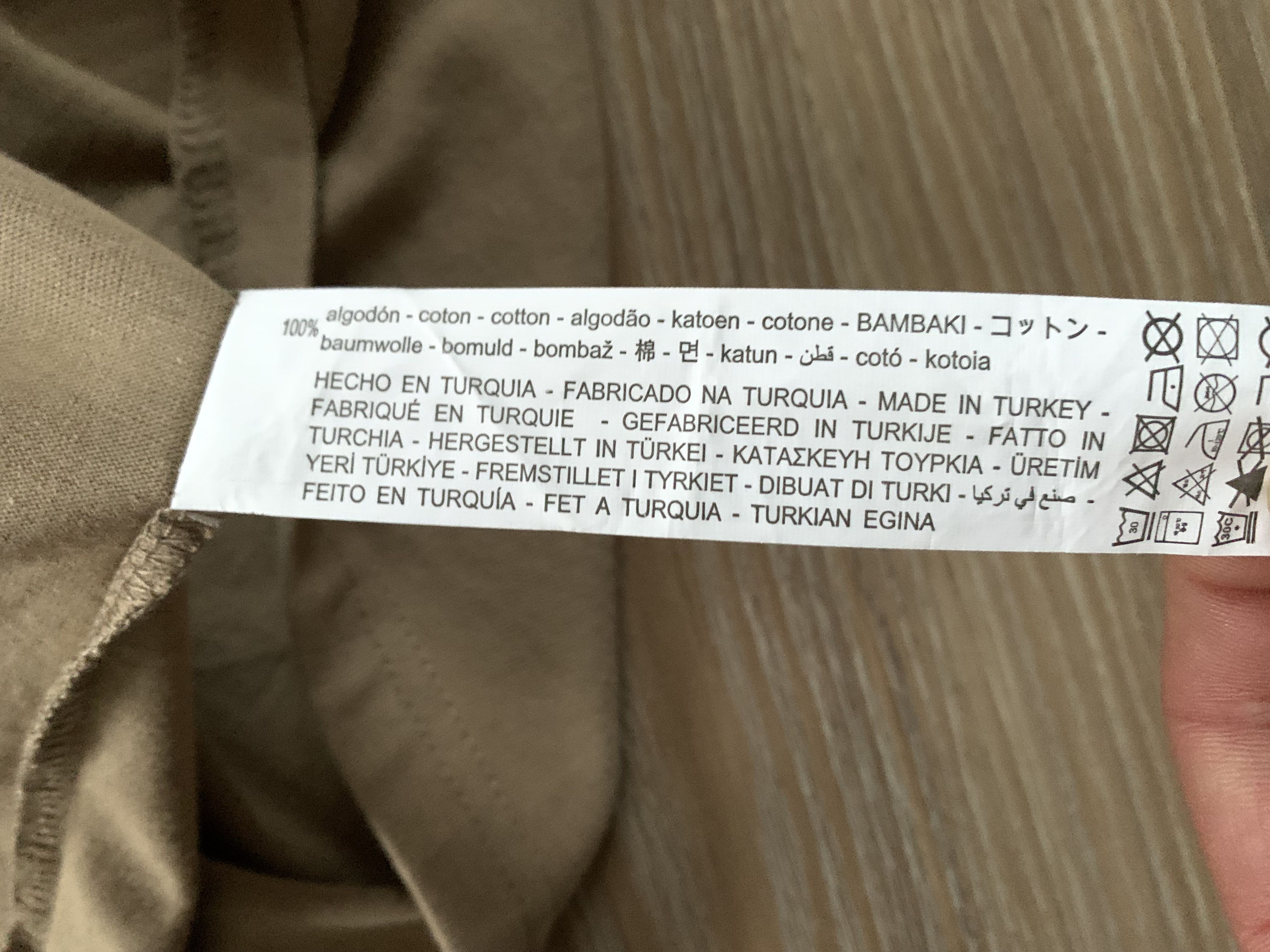 Designer × Zara Zara Beige Cotton Turtleneck Poloneck Sweatshirt Size US XL / EU 56 / 4 - 9 Thumbnail