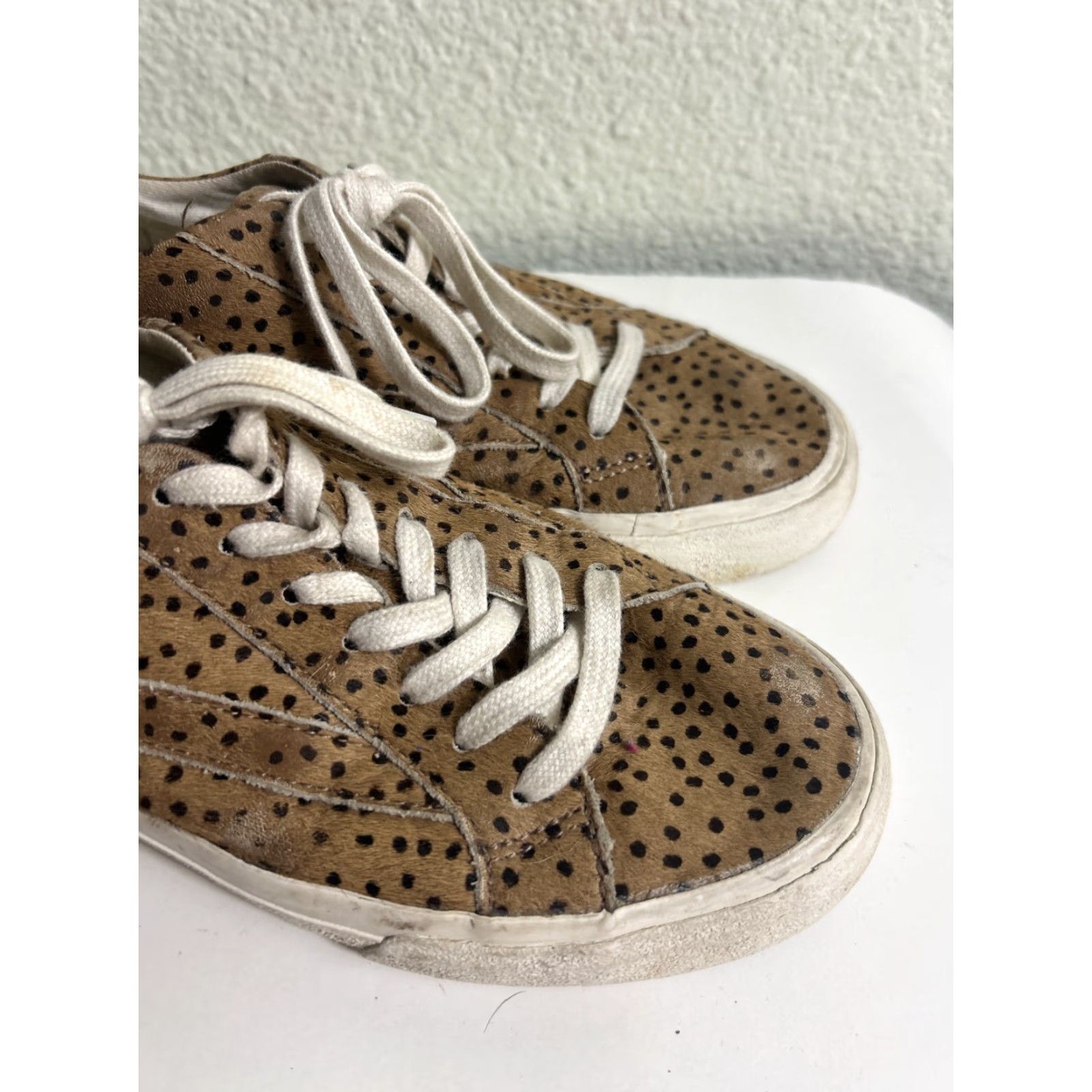 Madewell Madewell Sneaker Womens Sidewalk Spot Dot Genuine Calf Hair Low Top AA176 8 Brown Shoes Casual Flat Comfort Cushioned M Size M / US 6-8 / IT 42-44 - 2 Thumbnail