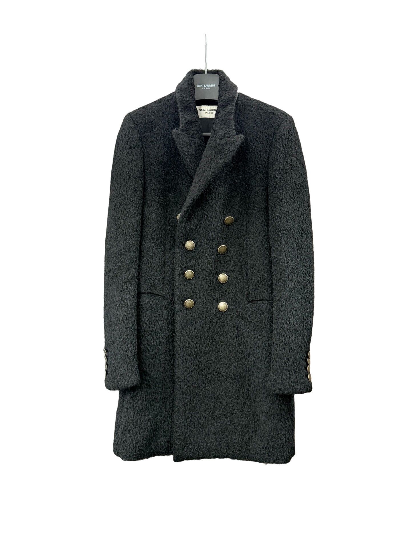 Saint Laurent Paris Saint Laurent Wool Mohair Blend Heavy Coat Size S Size US S / EU 44-46 / 1 - 1 Thumbnail