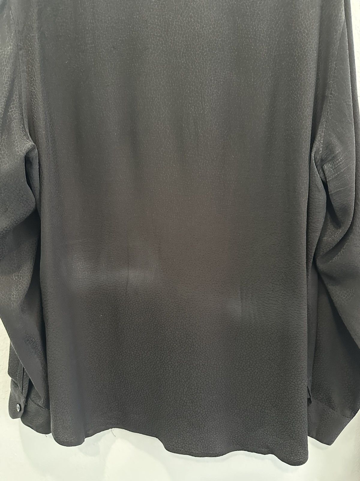 Saint Laurent Paris SS23 Saint Laurent Shirt in Matte and Shiny Silk Size US L / EU 52-54 / 3 - 3 Thumbnail