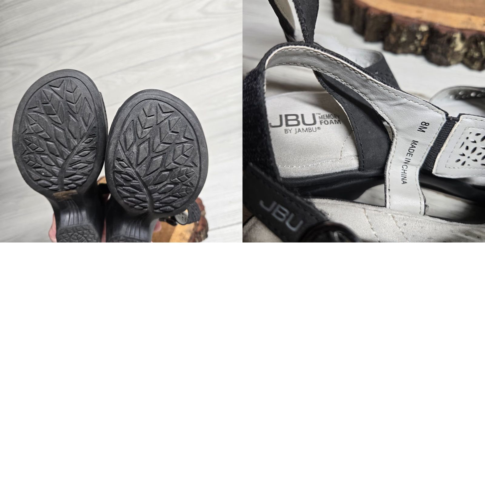 Vintage VINTAGE Jambu Women Sandals Bohemian Black Vegan Adjustable Cushioned Size 8M Size US 8 / IT 38 - 8 Thumbnail