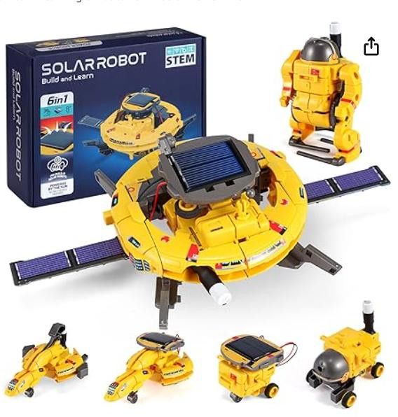 NBDN Nobrandedon STEM Science Bulidng Kit, Space Toy, 120 pieces, yellow Size ONE SIZE - 1 Thumbnail