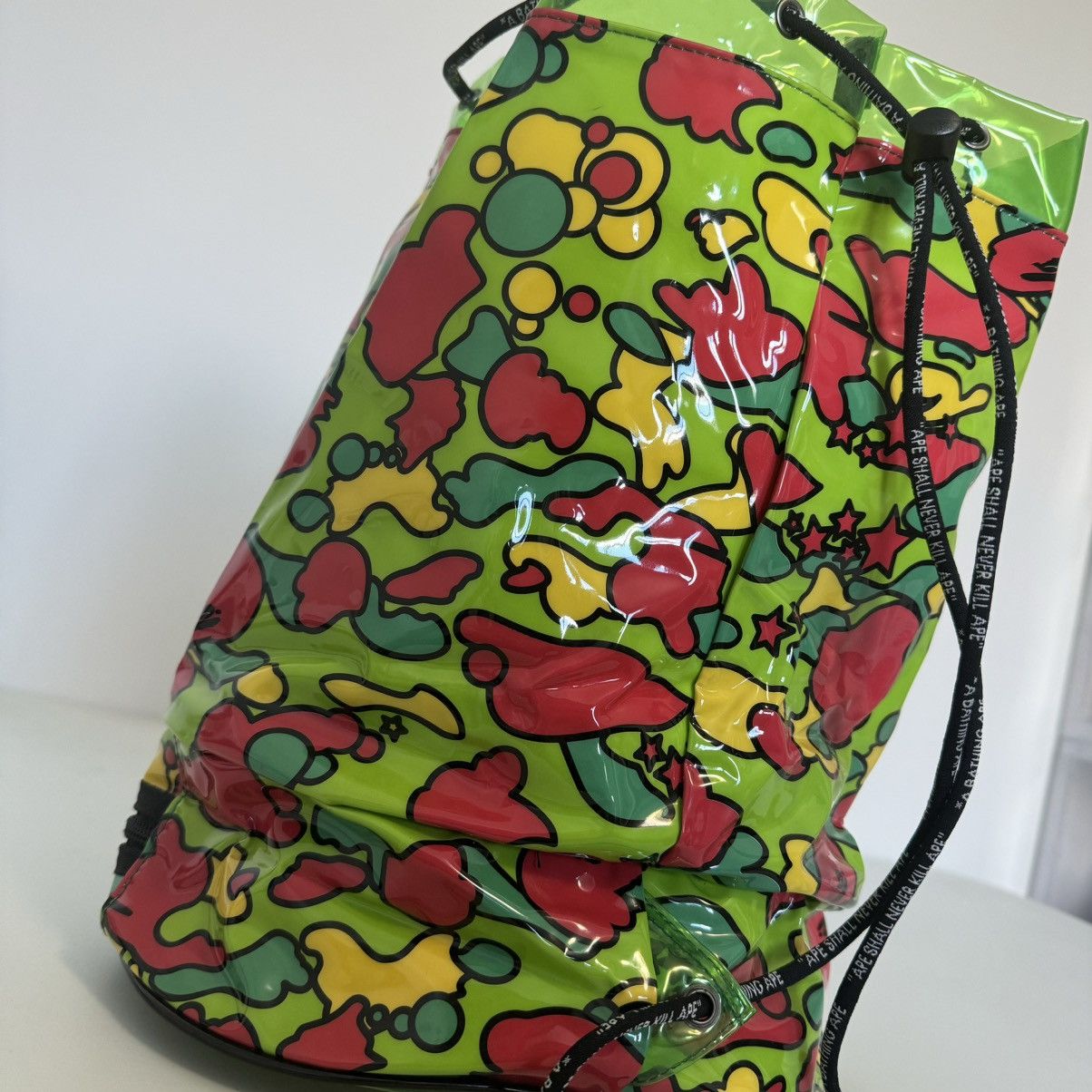 Bape × Vintage Star Camo Vinyl Beach Tote Bag Size ONE SIZE - 4 Thumbnail