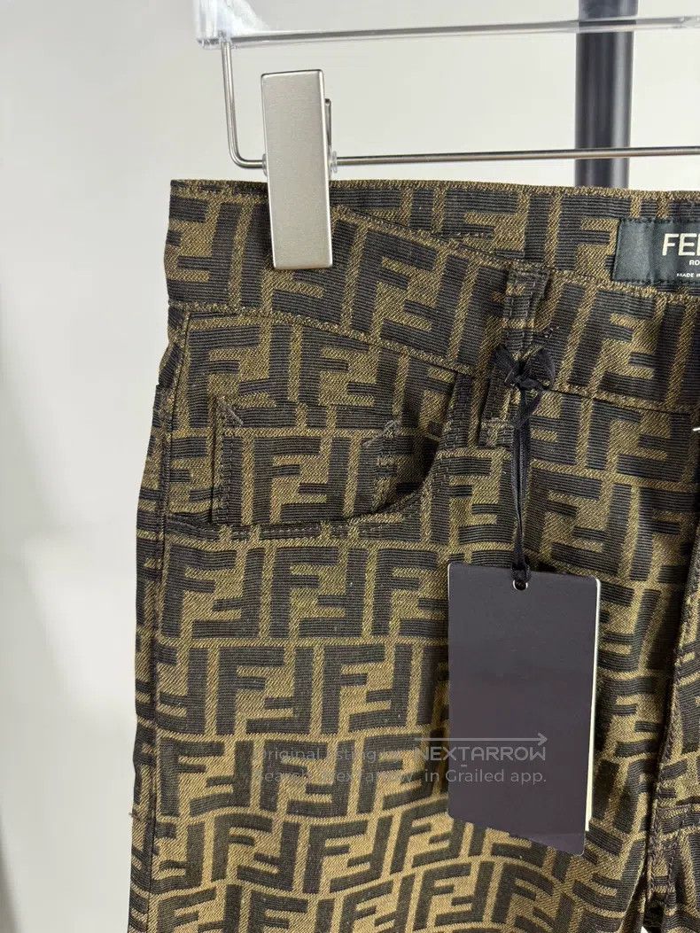 Fendi Fendi All-over print denim pants Size US 29 - 3 Thumbnail
