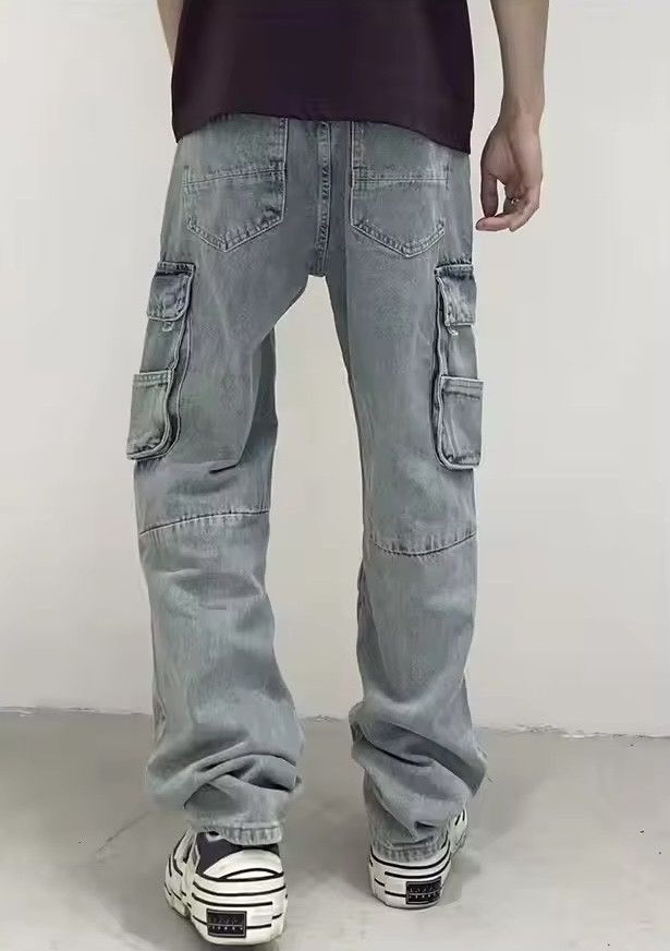 Japanese Brand × Jean Y2k Multi-pocket Distressed Jeans Size US 31 - 3 Thumbnail