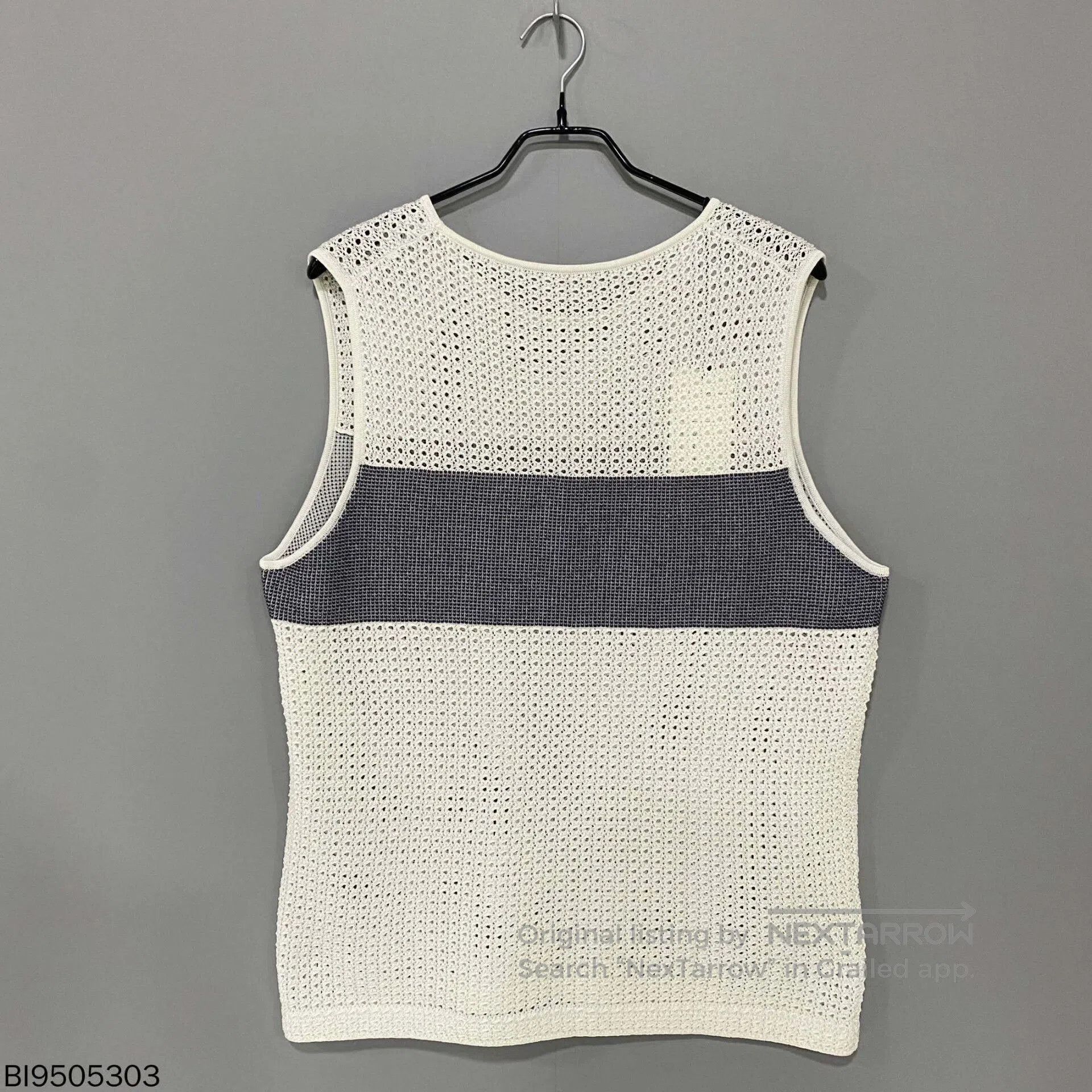Dior dior logo mesh sleeveless vest in white. Size US L / EU 52-54 / 3 - 2 Thumbnail
