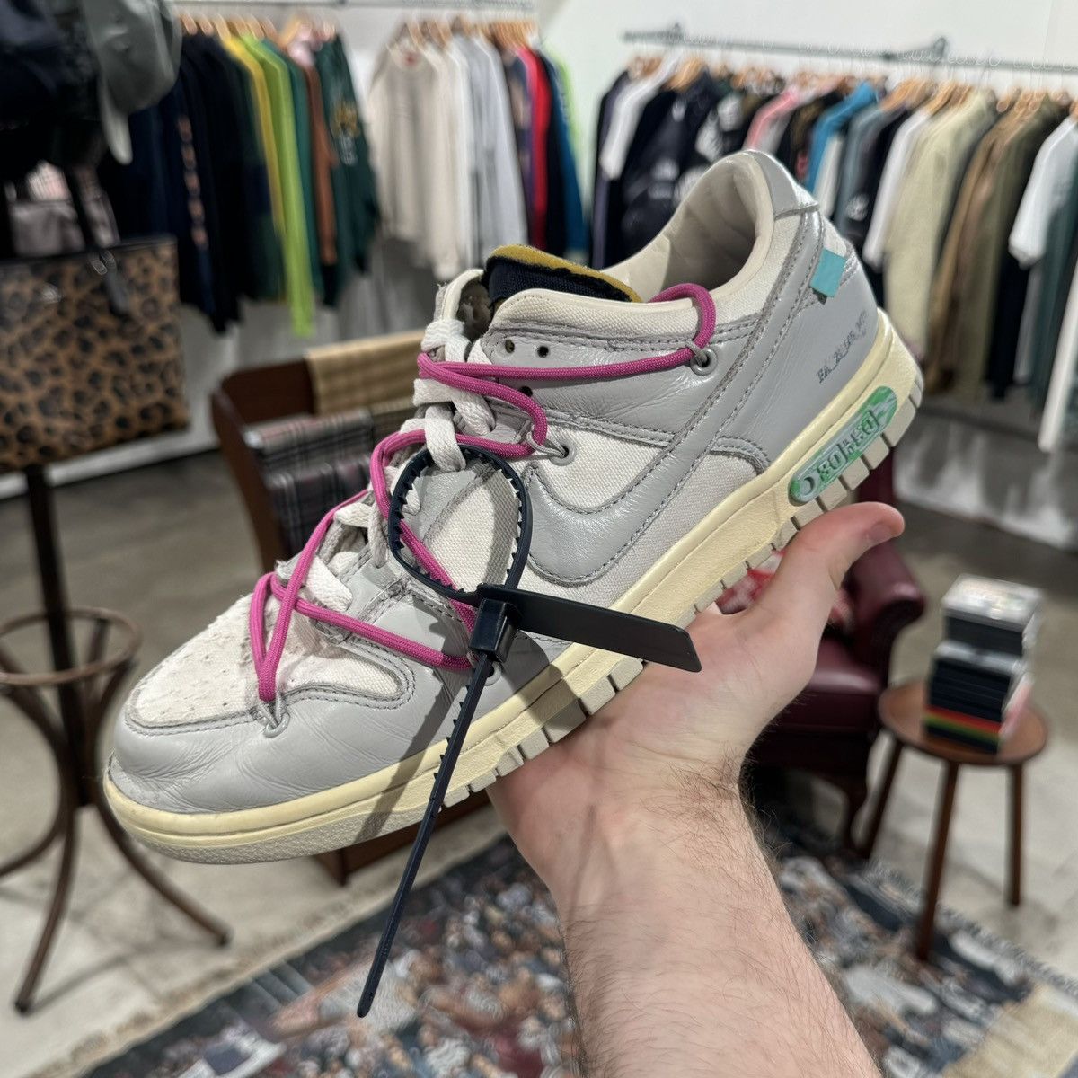 Nike × Off-White Nike Off White Dunk Low Lot 30 Size US 9.5 / EU 42-43 - 1 Thumbnail