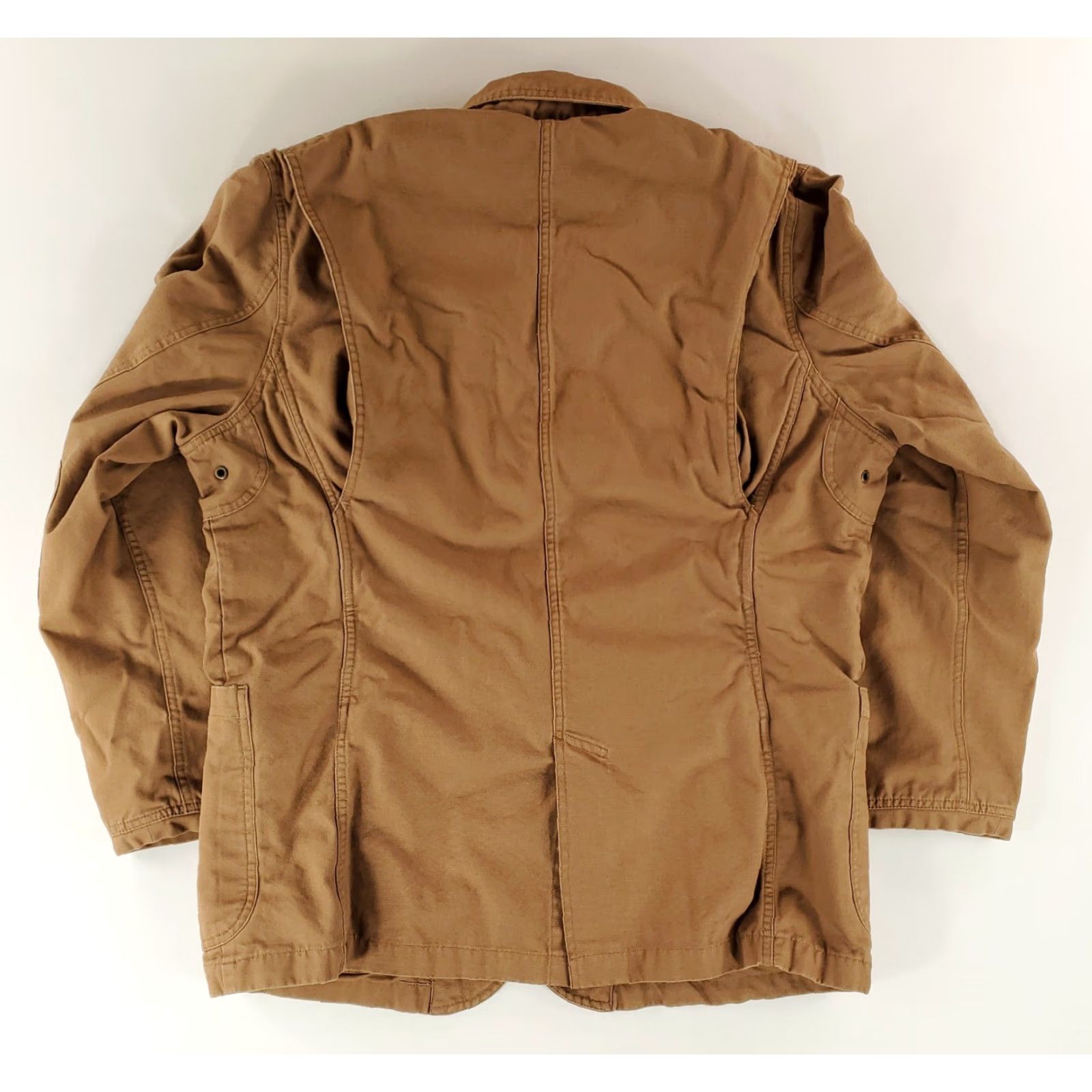 CO Duluth Trading Co Ojai Chore Jacket Blazer Brown Long Sleeve Mens L Size US L / EU 52-54 / 3 - 6 Thumbnail