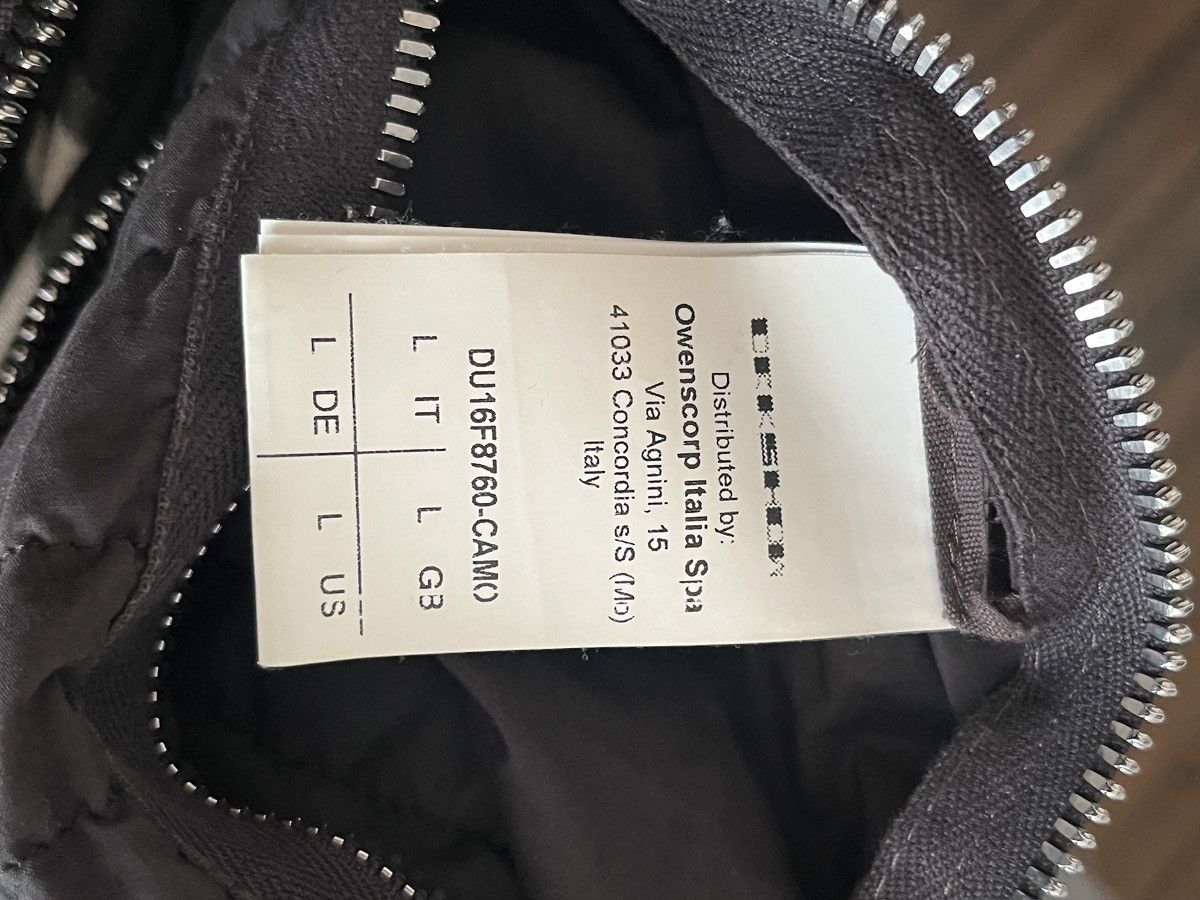 Rick Owens Rick Owens Drkshdw Strap Camo Bomber Padded Size L Size US L / EU 52-54 / 3 - 12 Thumbnail