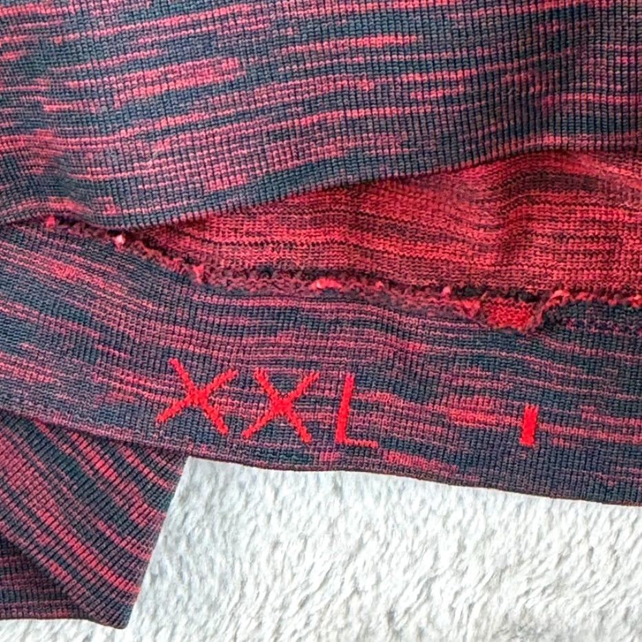 Lululemon Lululemon Metal Vent Tech Performance T Shirt in Spicy Red / True Navy Men 2XL Size US XXL / EU 58 / 5 - 3 Thumbnail