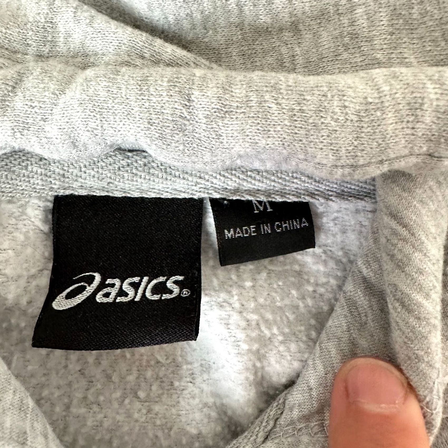 Asics ASICS Hoodie Womens M Gray Zip Up Logo Cotton Running Ladies Sweatshirt Size M / US 6-8 / IT 42-44 - 5 Thumbnail