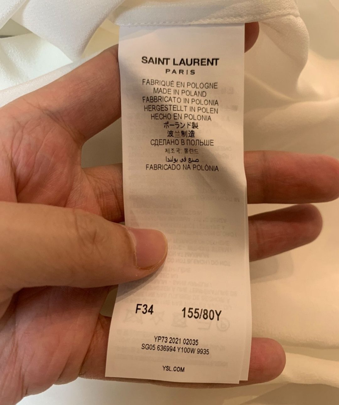 Saint Laurent Paris saint laurent Mulberry Silk Shirt Size US S / EU 44-46 / 1 - 3 Thumbnail