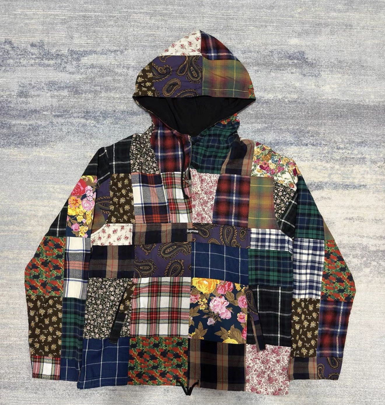 GOODENOUGH × Supreme SUPREME GOODENOUGH PATCHWORK HOODED JACKET
